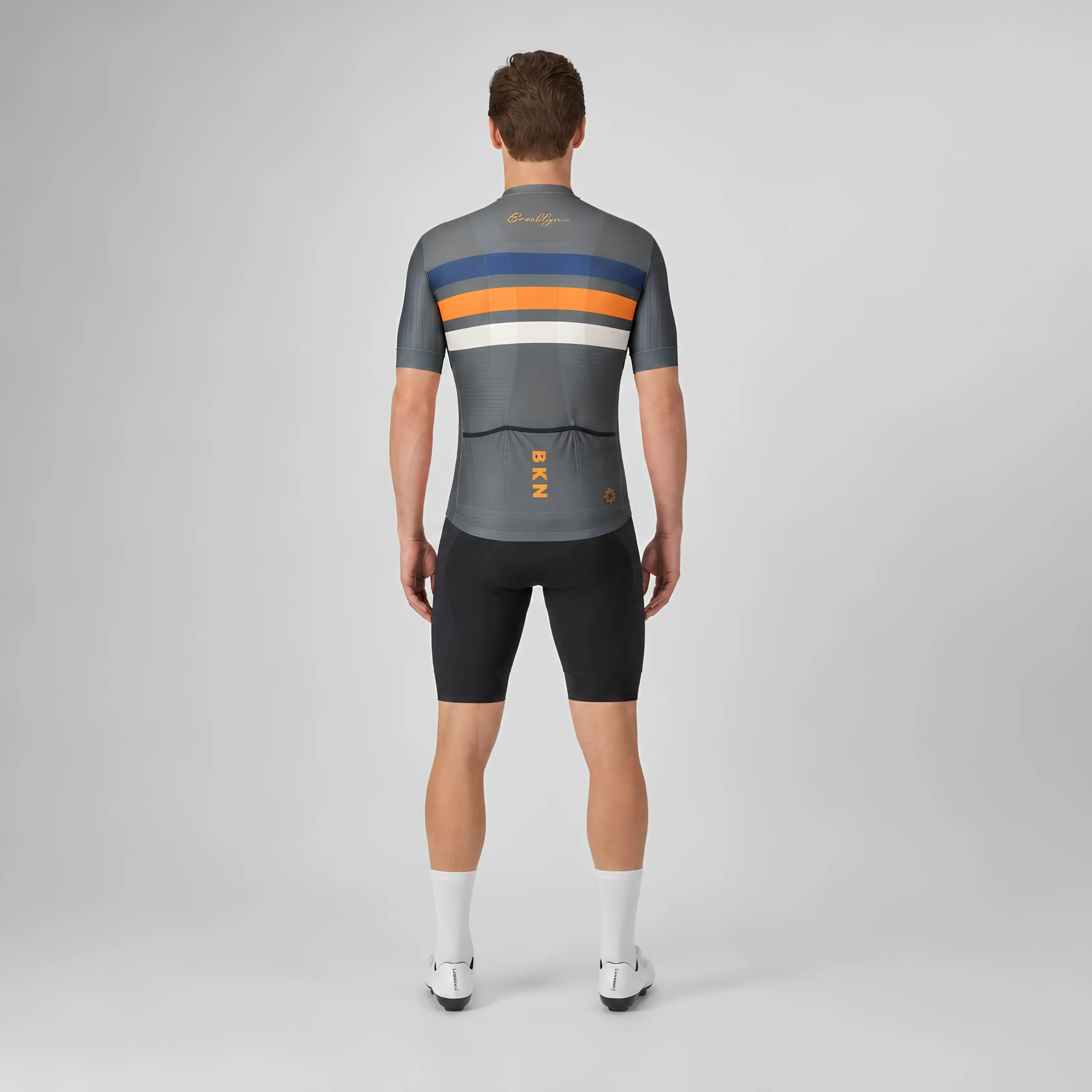 Men's Pro Cycling Jersey - Maximus Grey | Lightweight Performance