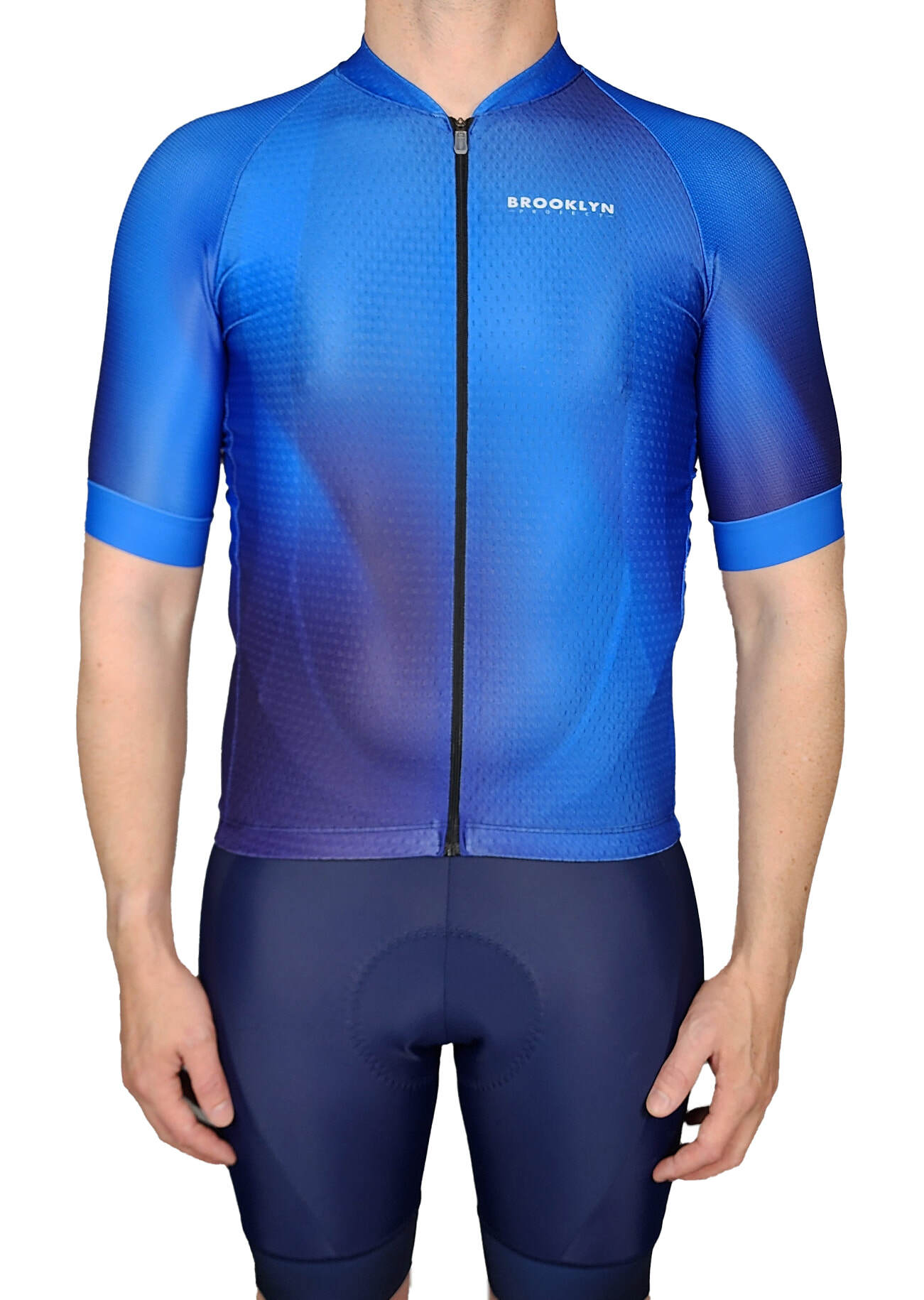 Men's Pro Cycling Jersey - Fade Cyan Blue | Lightweight Performance
