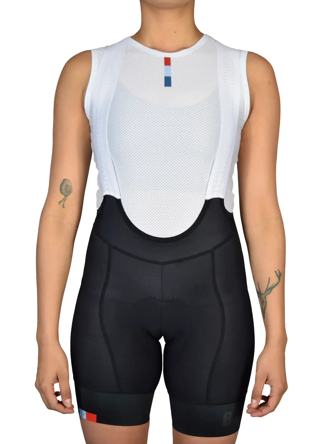 Women’s Pro Cycling Bib Shorts - High-Density Chamois Padding, Compression Black