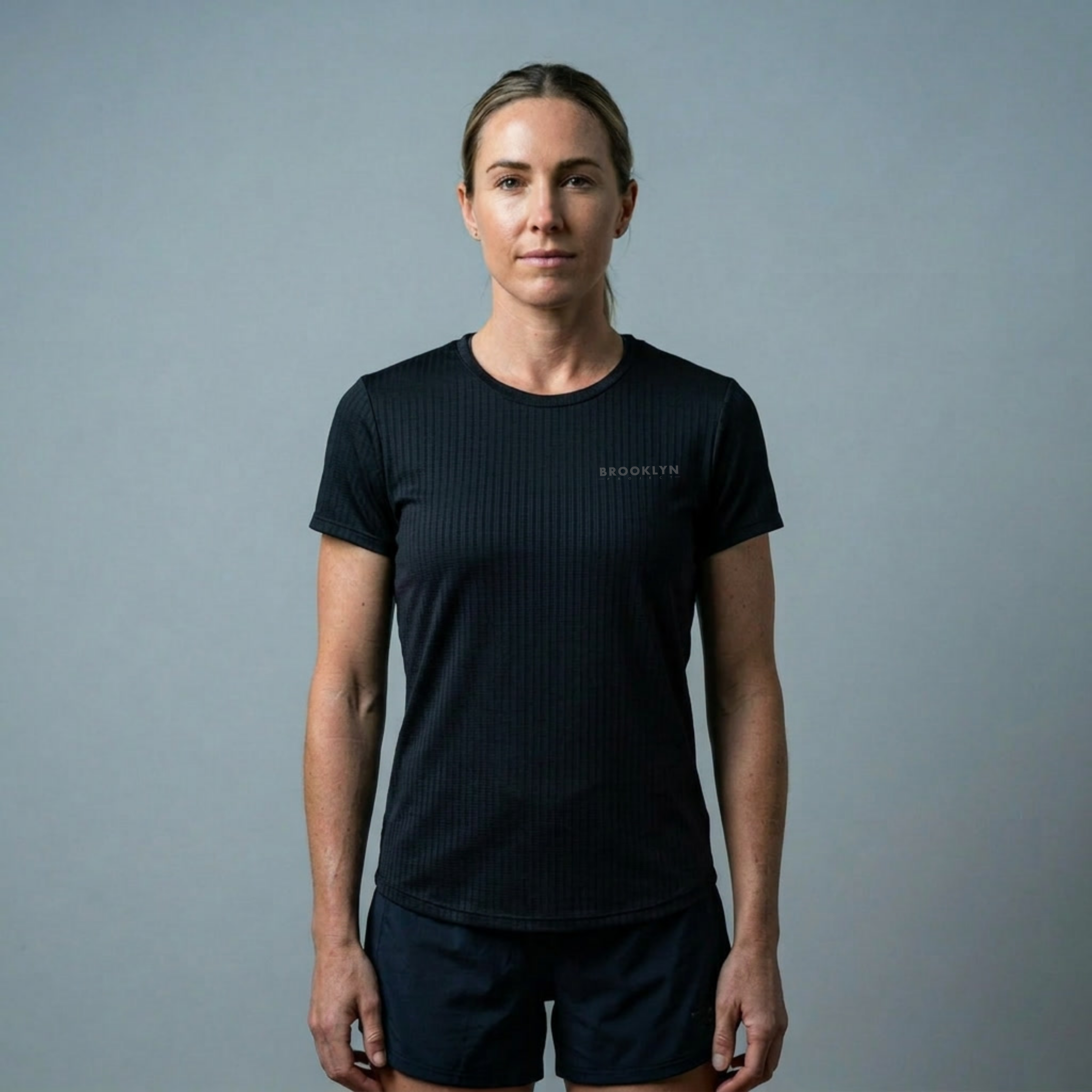 Women's Elite Lightweight Run T-Shirt - Breathable Technical Tee, Black