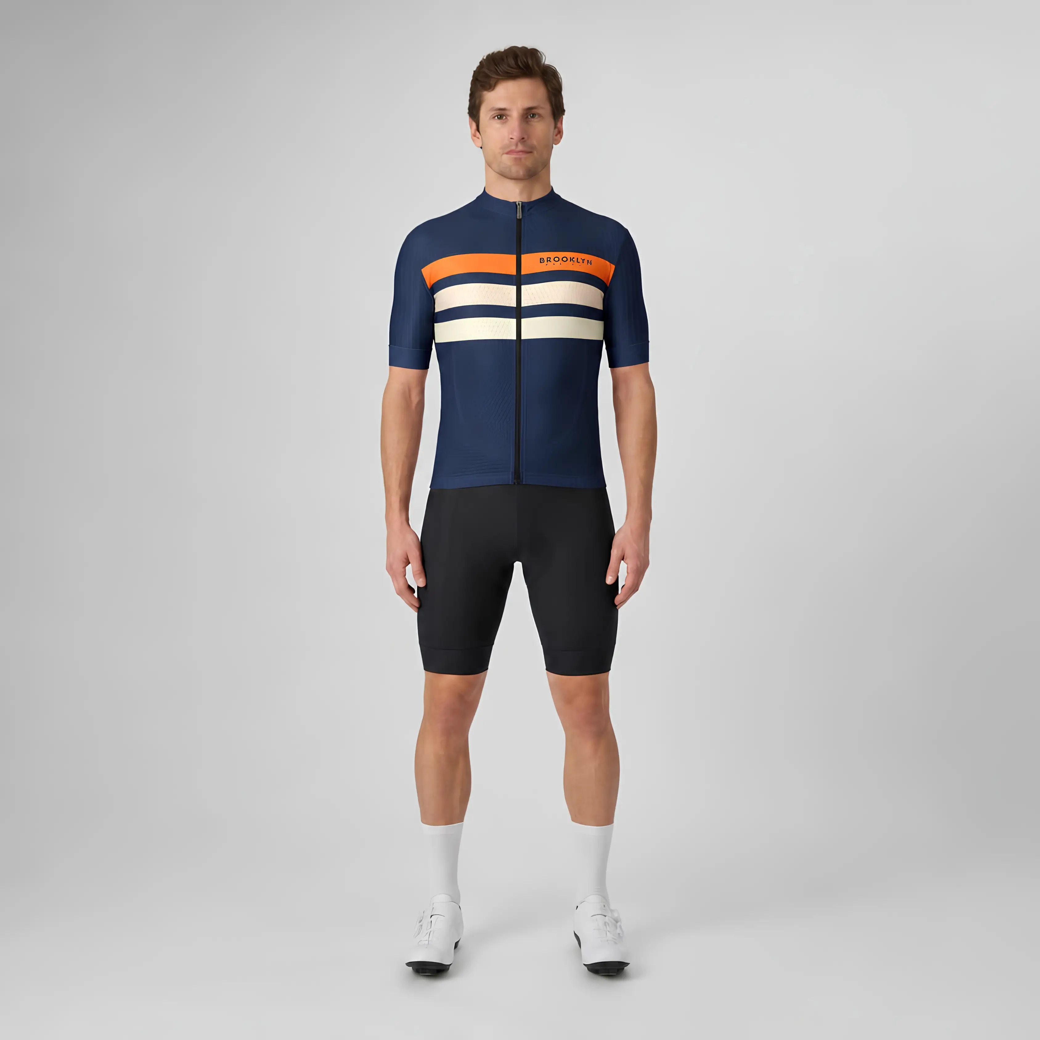 Men's Pro Cycling Jersey - Maximus Navy | Lightweight Performance