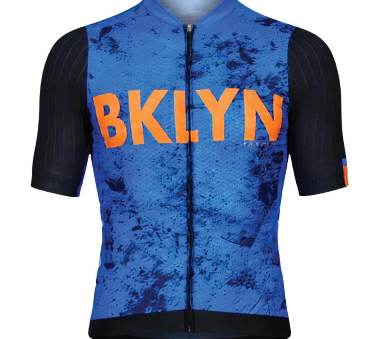 Mens-Elite-Cycling-Jersey--Black-Blue-Lightweight-Performance