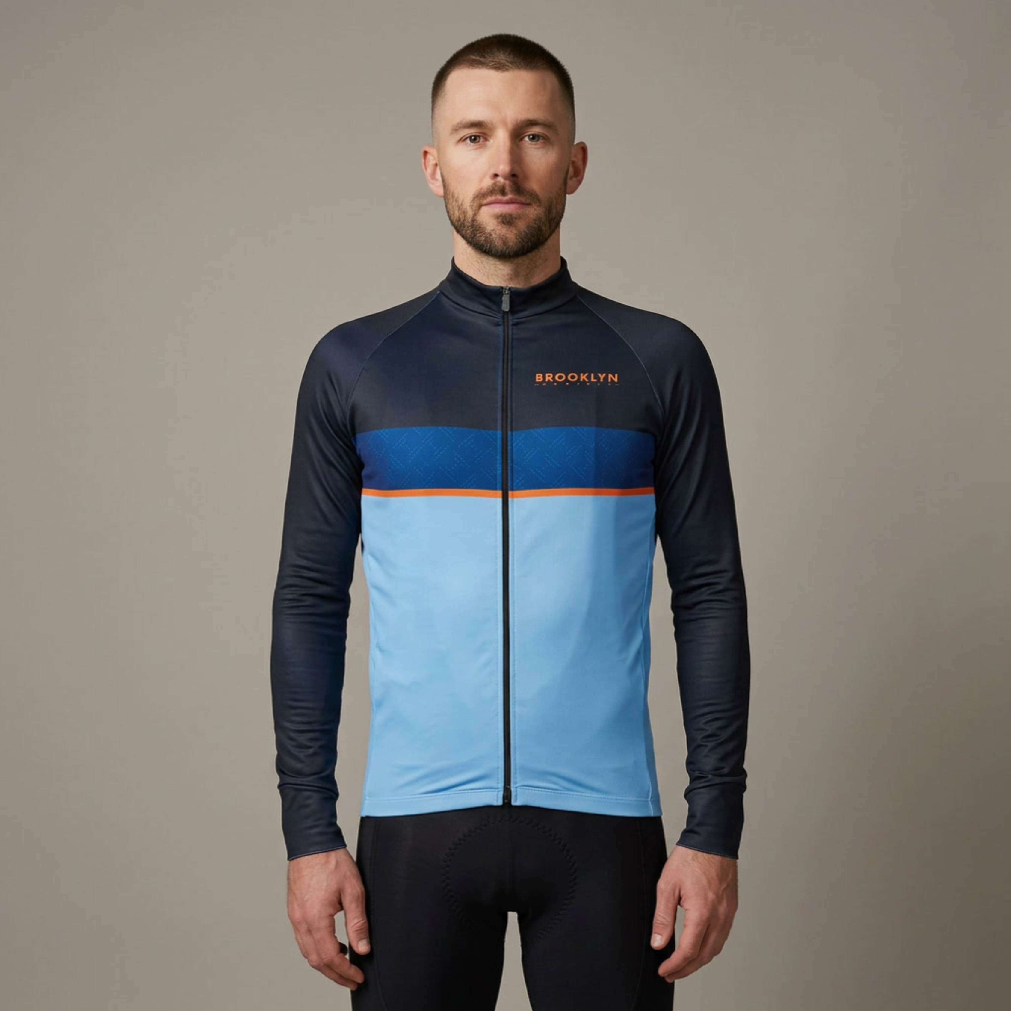 Men's Pro Thermal Cycling Jacket - Blue, Windproof