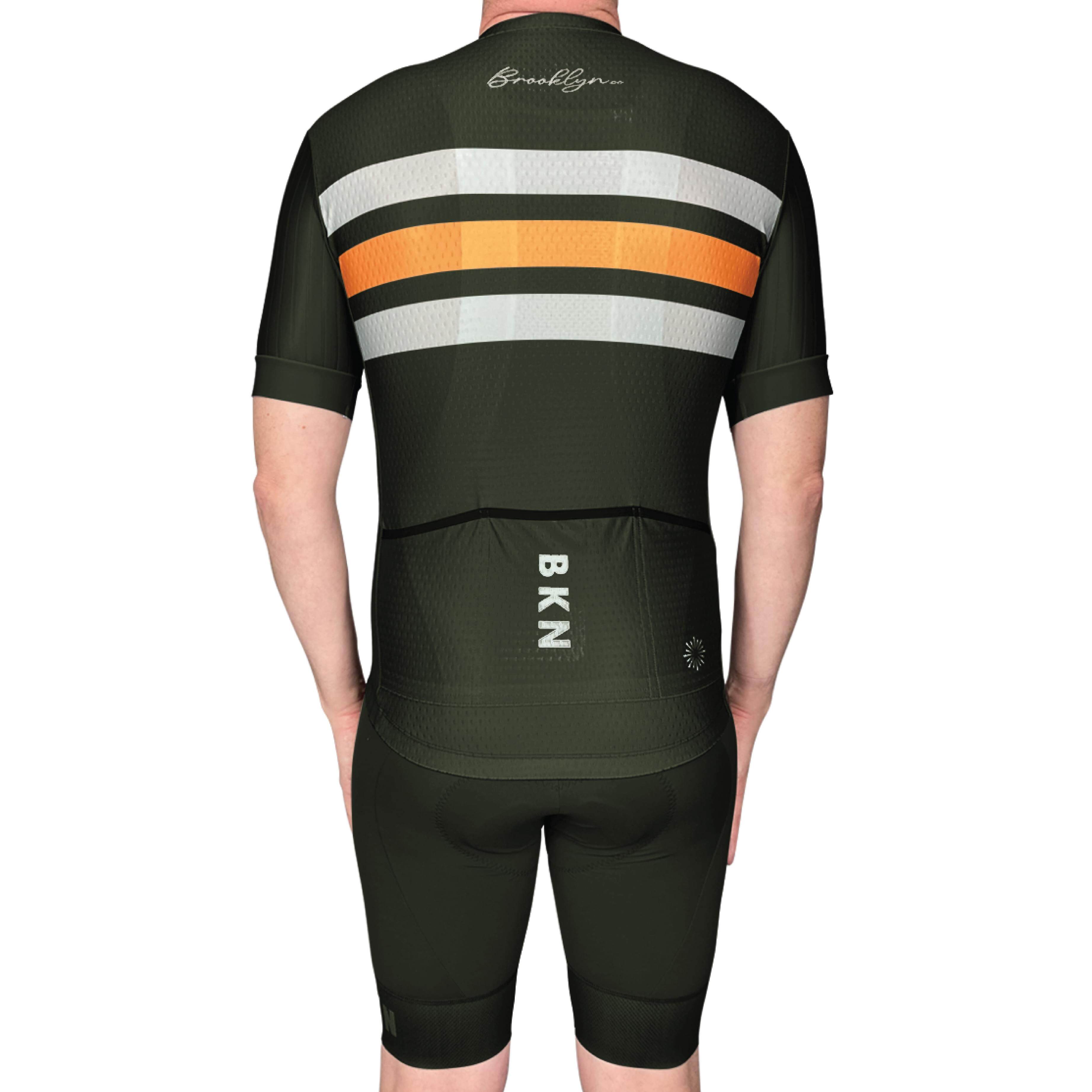 Pro Maximus Men's Cycling Bundle: Olive Jersey, Bib Shorts & Socks
