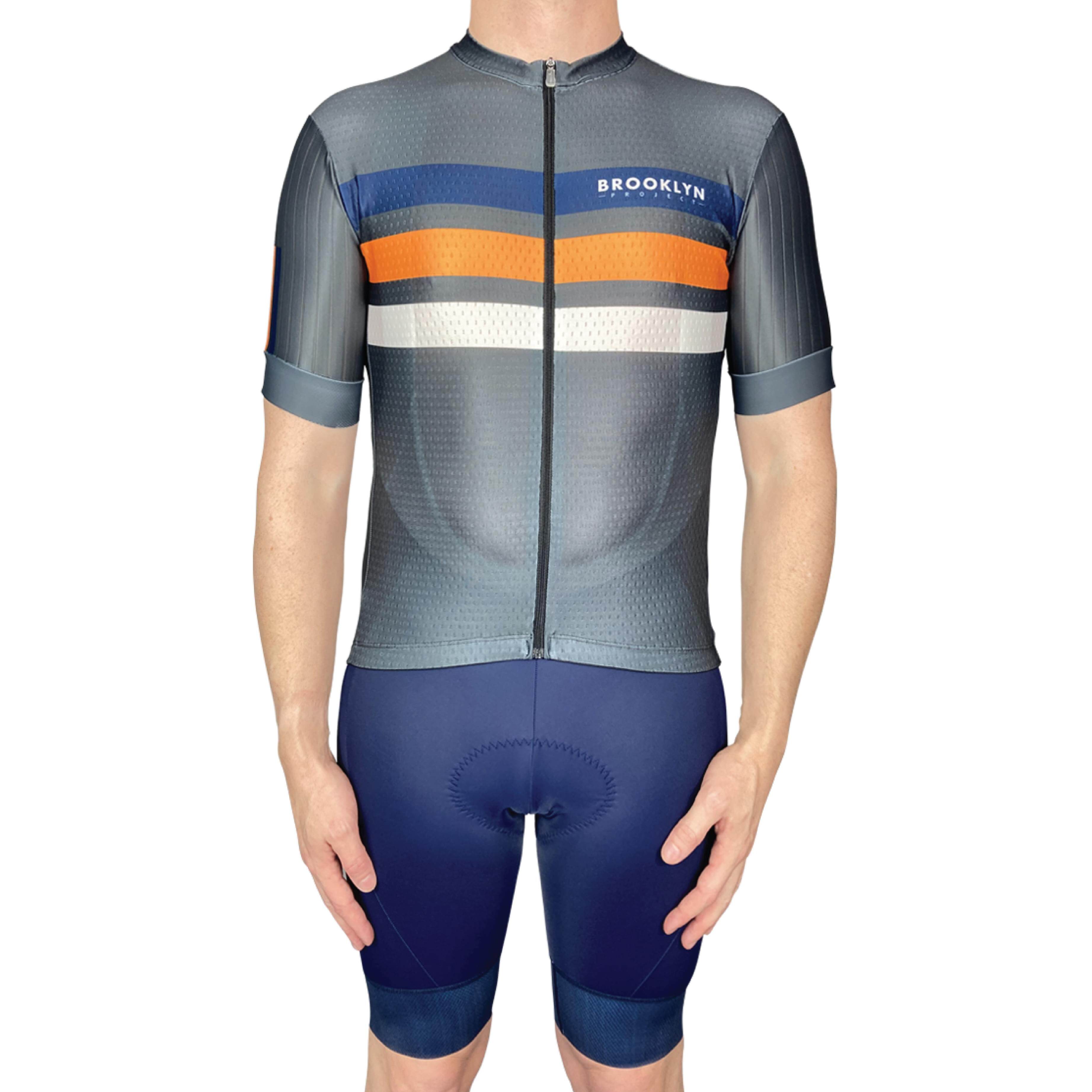 Men's Pro Cycling Jersey - Maximus Grey | Lightweight Performance