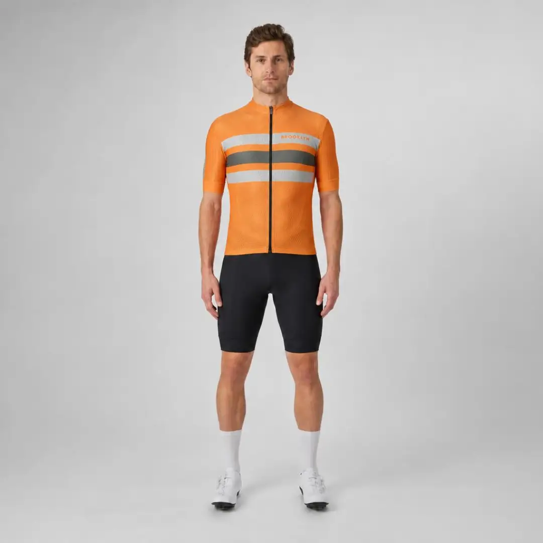 Men's Pro Cycling Jersey - Maximus Orange | Lightweight Performance