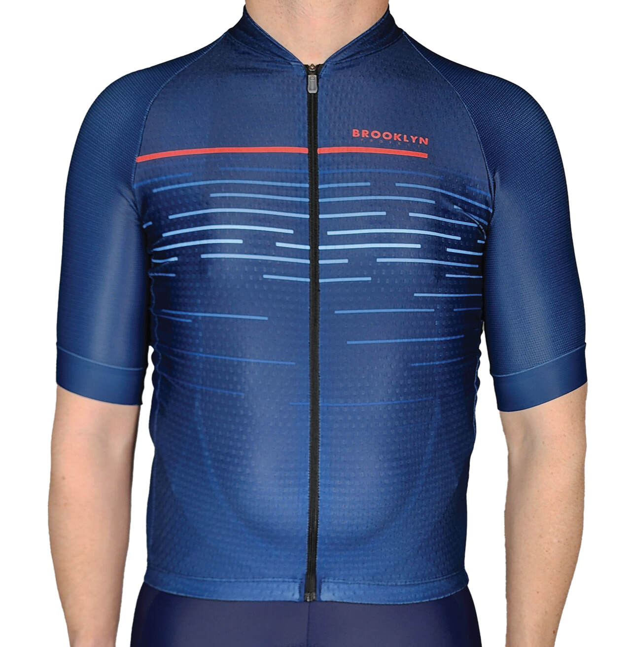 Men's Pro Cycling Jersey - Pinstripe Navy | Lightweight Performance
