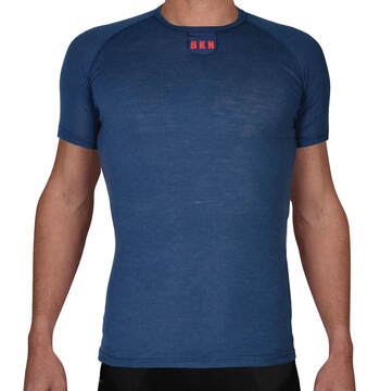Merino Wool Cycling Undershirt Sleeved Navy