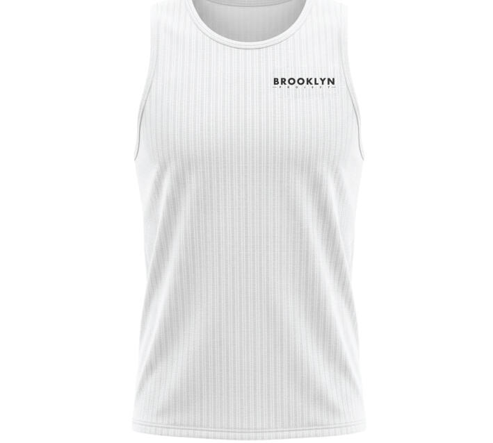 Men's Elite Lightweight Run Singlet - Breathable Technical Singlet, White