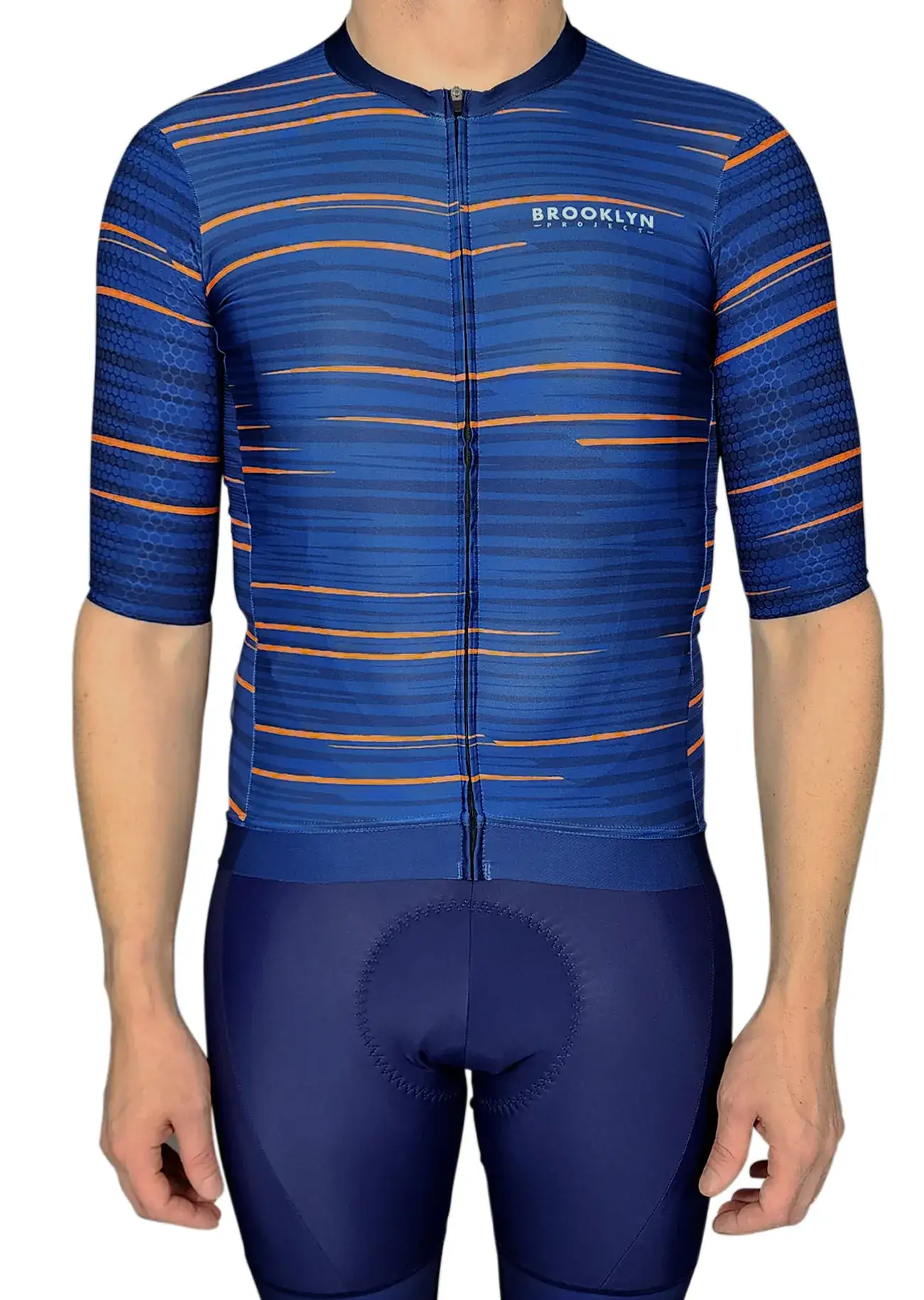 Men's Elite Aerodynamic Cycling Jersey - Navy Blue | Pro Fit & Breathable