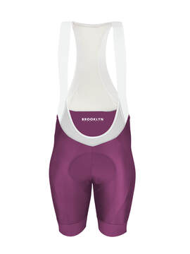 Pro Maximus Women's Cycling Bibs – Burgundy Long Distance Bib Shorts