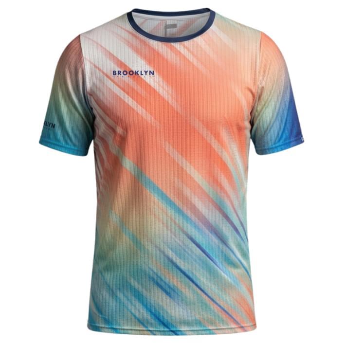 Men's Elite Lightweight Run T-Shirt - Breathable Technical Tee, Multi-Colour