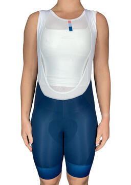 Pro Maximus Women's Cycling Bibs – Blue Long Distance Bib Shorts