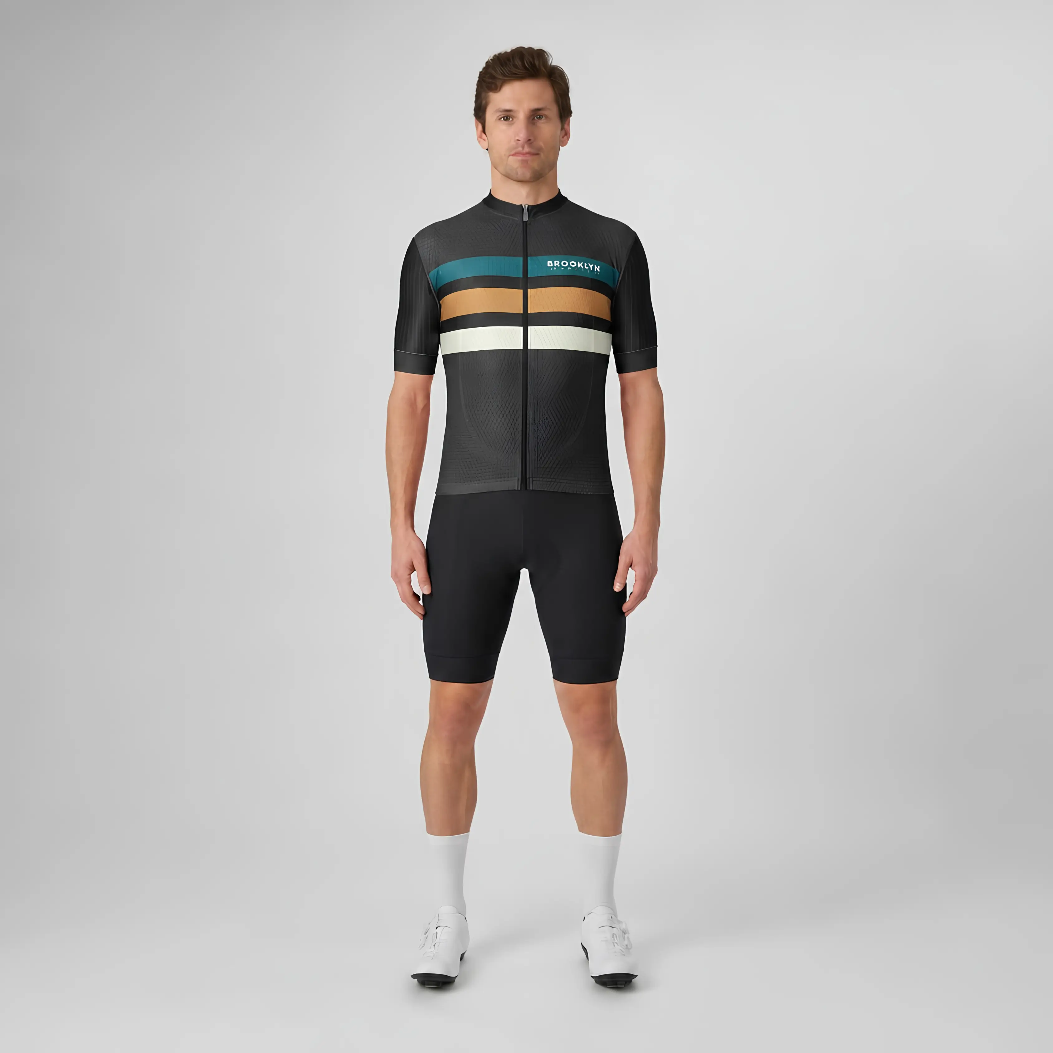 Men's Pro Cycling Jersey - Maximus Black | Lightweight Performance