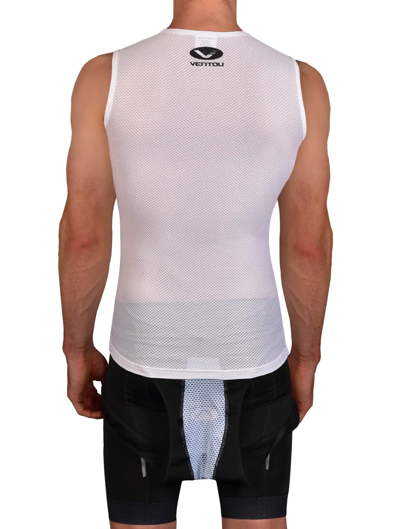 Men's Pro Mesh Undershirt – Breathable White Base Layer