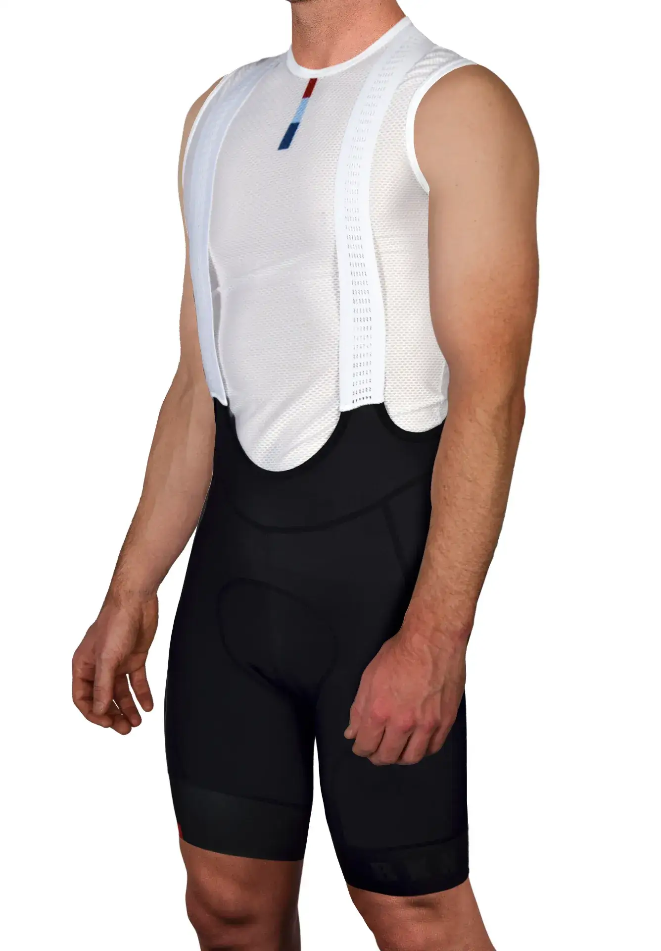 Men’s Pro Cycling Bib Shorts - High-Density Chamois Padding, Compression Black