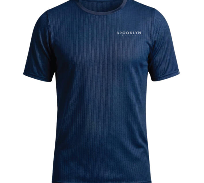 Men's Elite Lightweight Running T-Shirt - Breathable Technical Tee, Petrol Blue