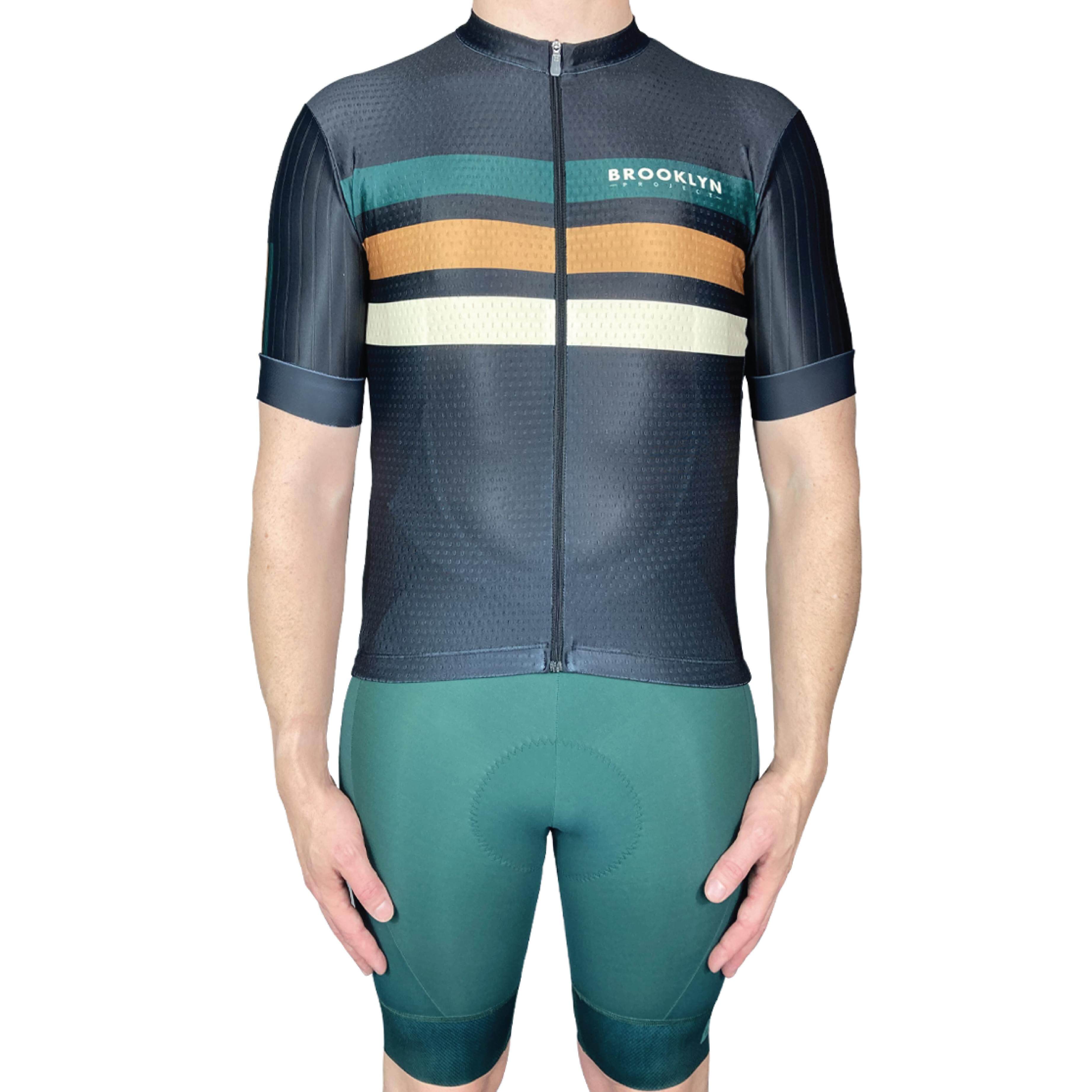 Men's Pro Cycling Jersey - Maximus Black | Lightweight Performance