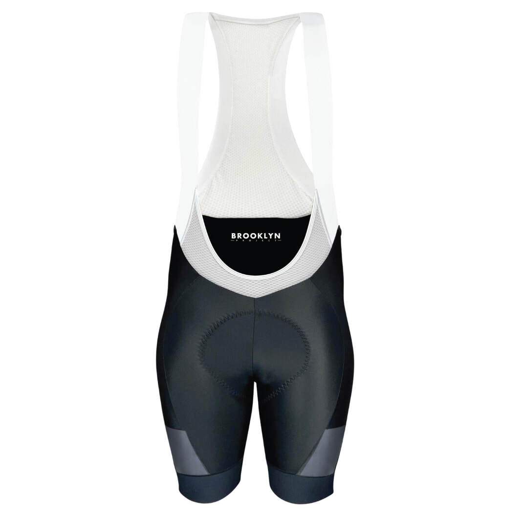 Men's Pro Maximus Cargo Cycling Bib Shorts – Black, Long Distance Padded Chamois, Italian Fabric