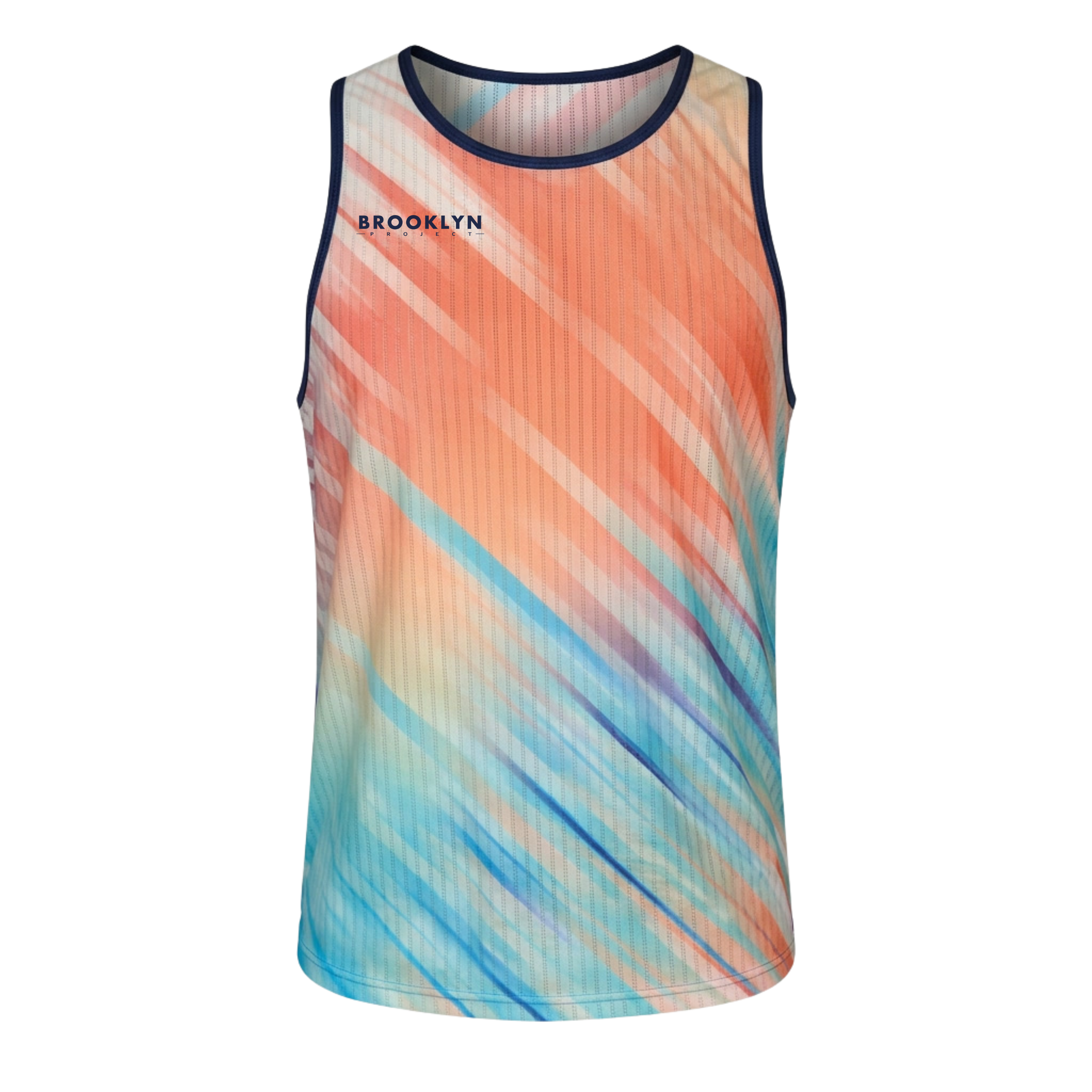 Men's Elite Lightweight Run Singlet - Breathable Technical Singlet, Multi-Colour