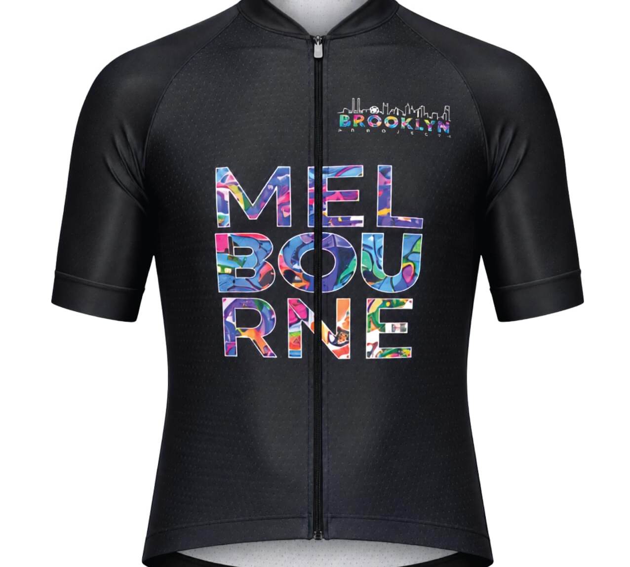 Mens-Pro-Cycling-Jersey---Melbourne-Black-Lightweight-Performance