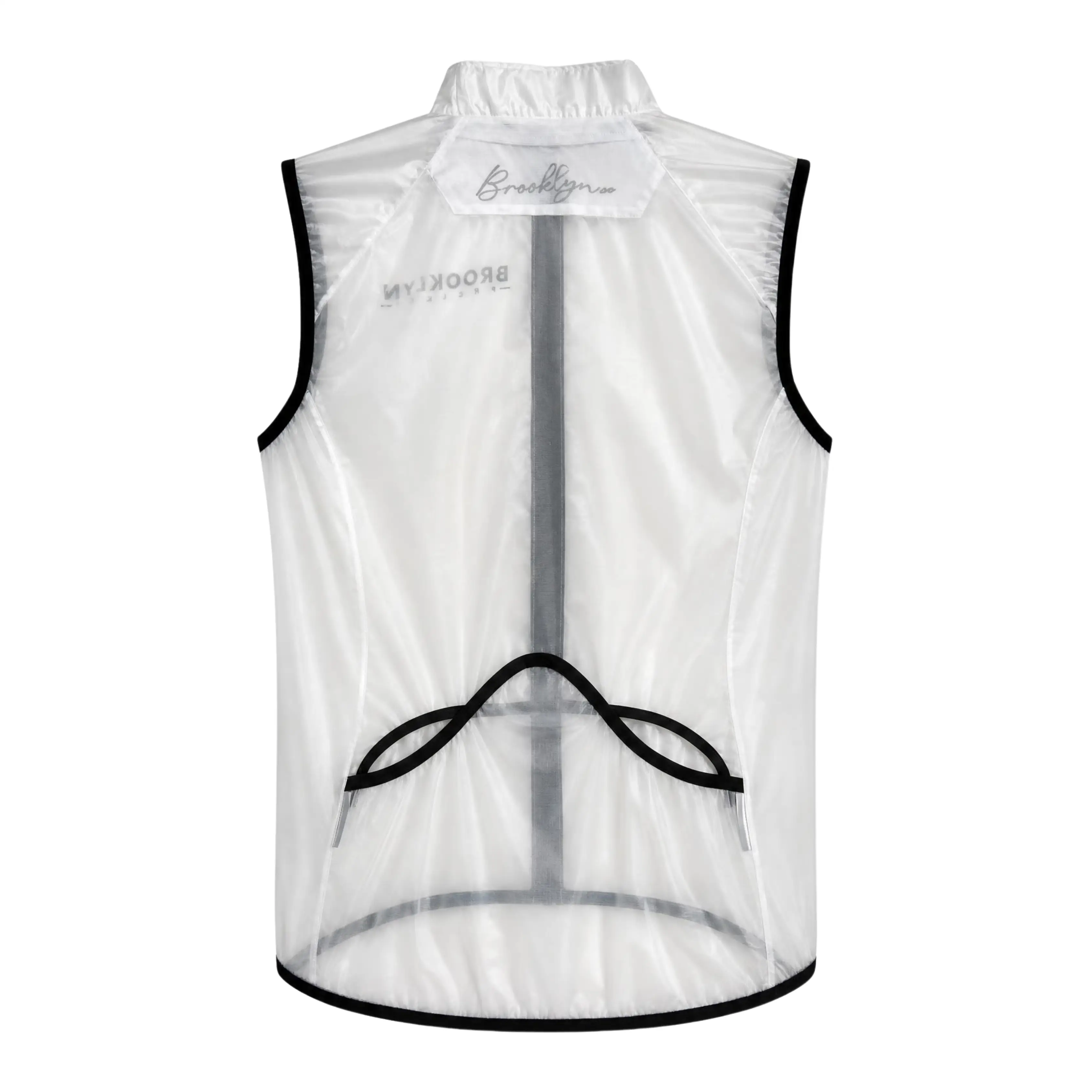 Men's Pro Clear Waterproof Fabric Cycling Vest - Lightweight & Breathable