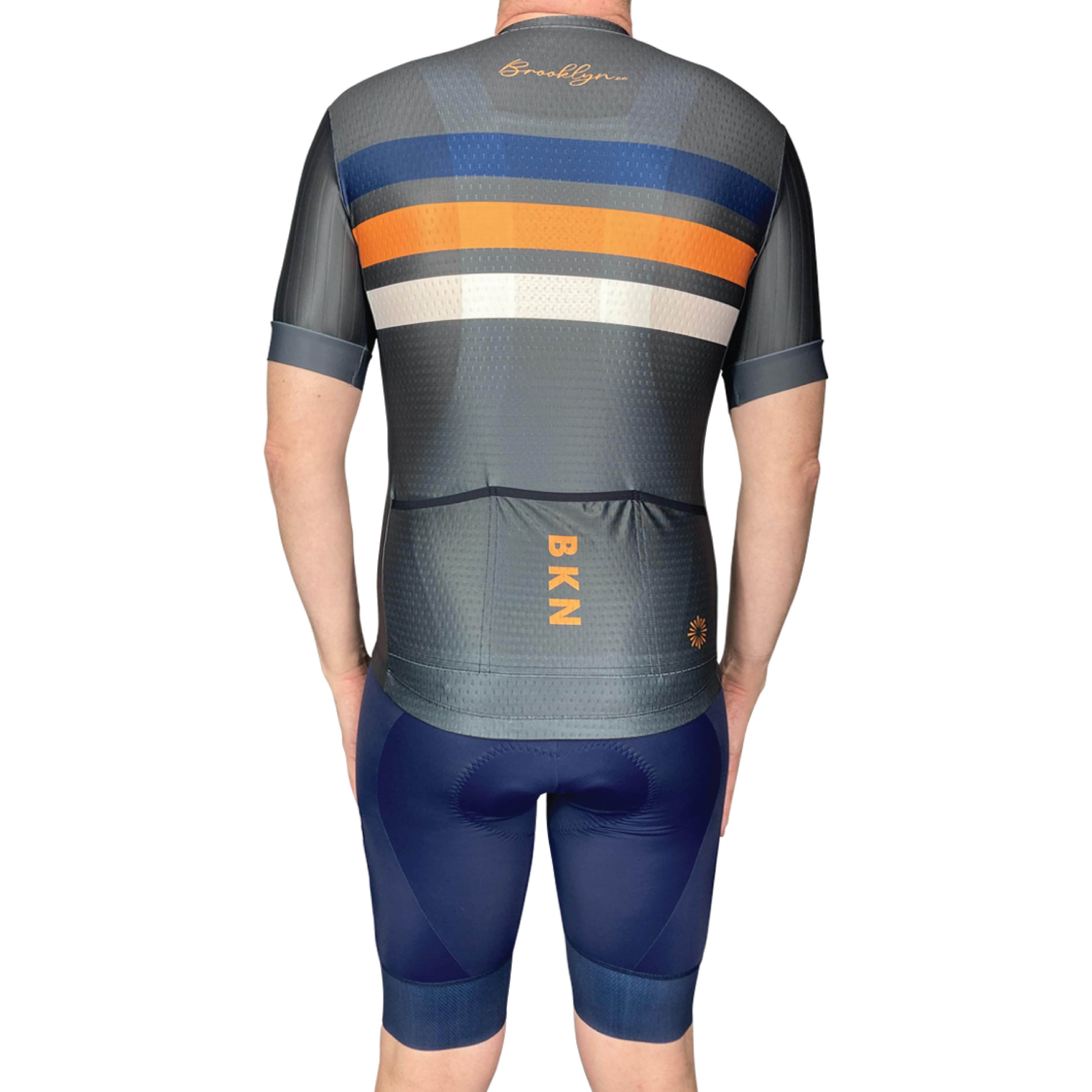 Men's Pro Cycling Jersey - Maximus Grey | Lightweight Performance