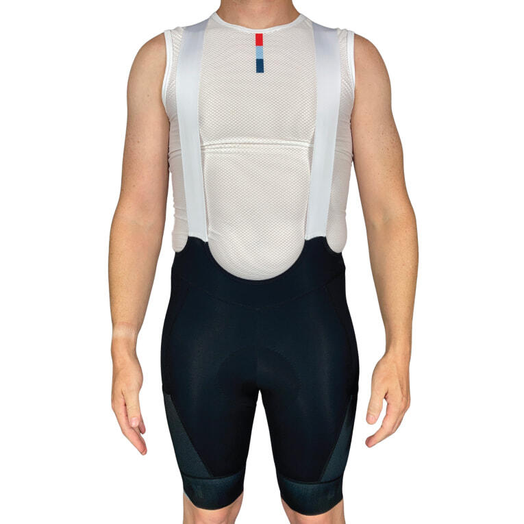 Men's Pro Maximus Cargo Cycling Bib Shorts – Black, Long Distance Padded Chamois, Italian Fabric