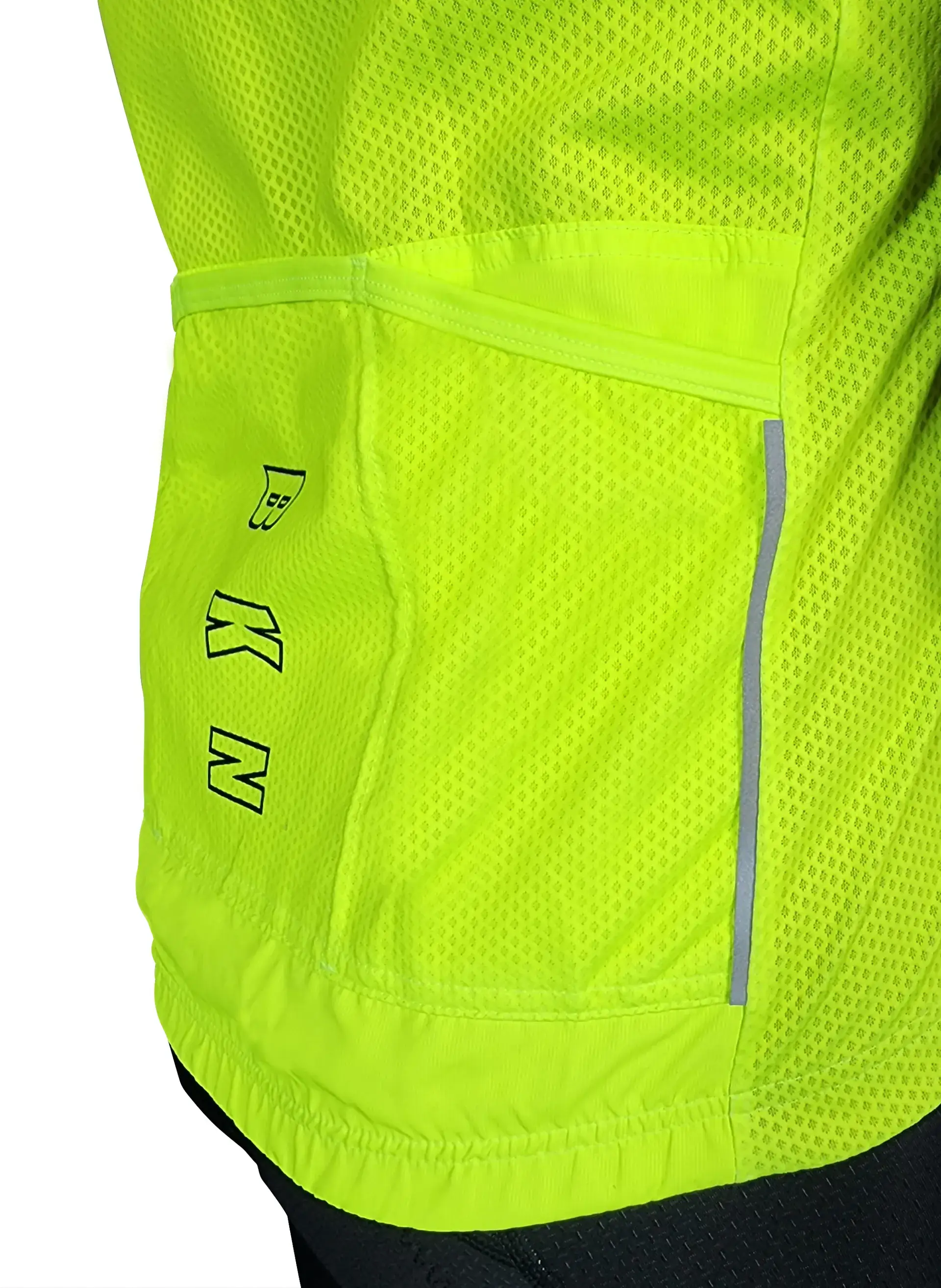 Men's Pro Water-Resistant Cycling Vest Gilet - Fluro, Windproof