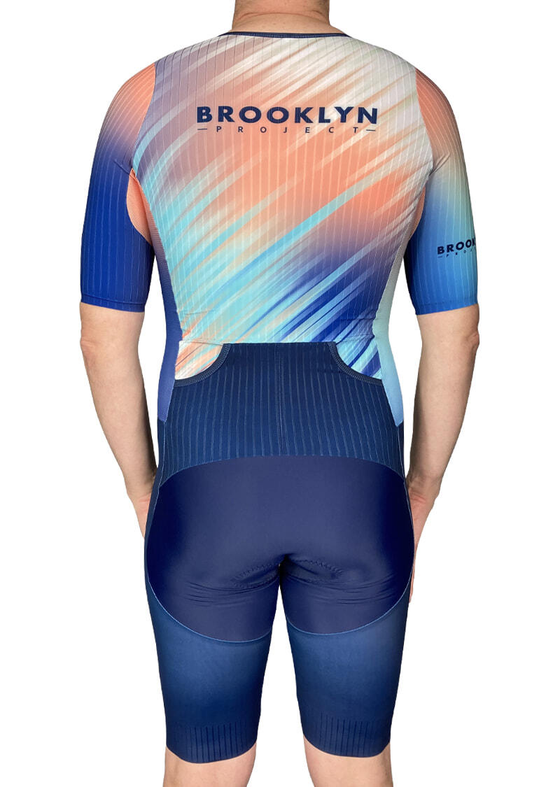 Men's Elite Aero Sleeved Triathlon Suit - Multi-Colour, Quick-Dry