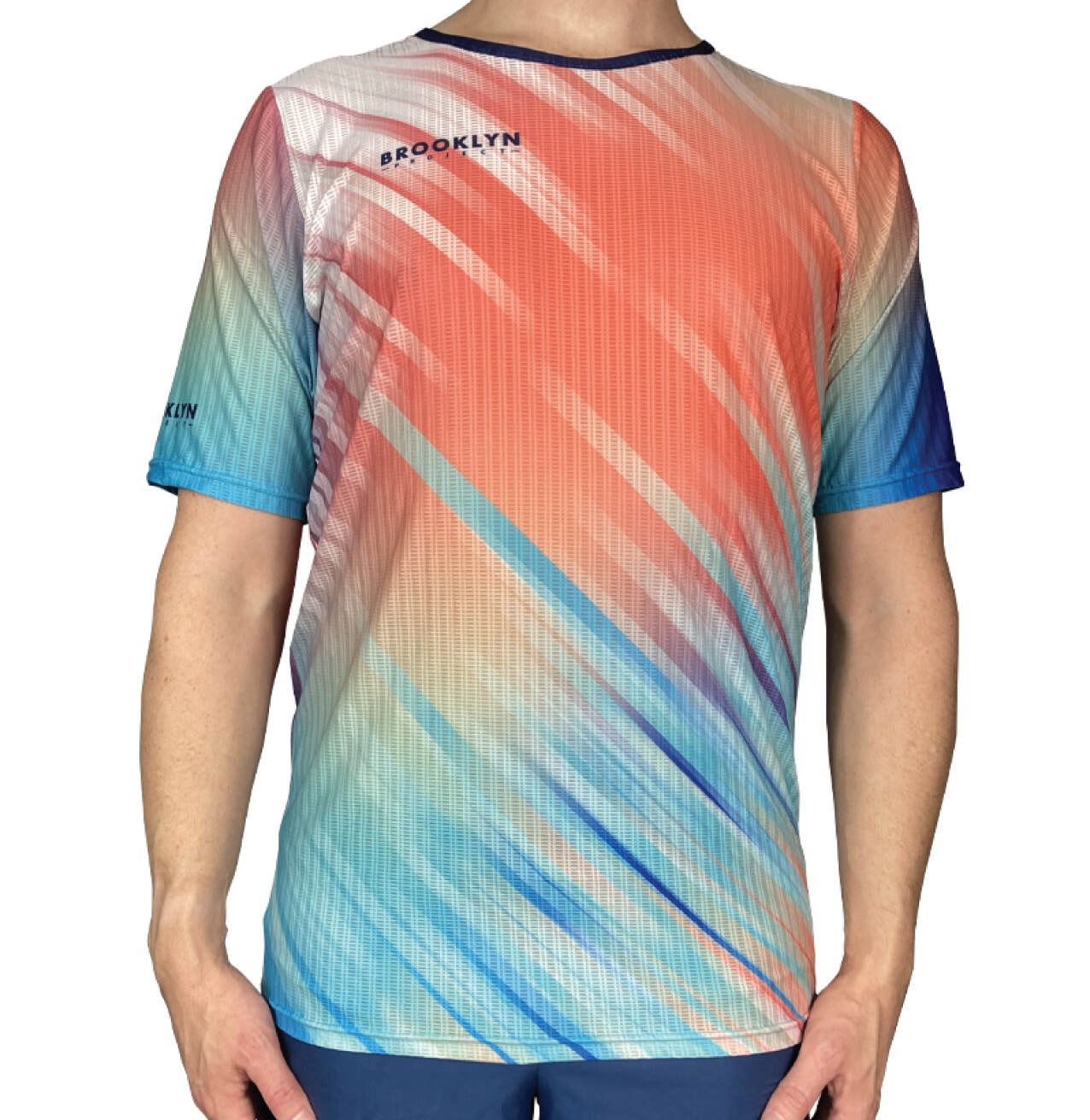 Men's Elite Lightweight Run T-Shirt - Breathable Technical Tee, Multi-Colour