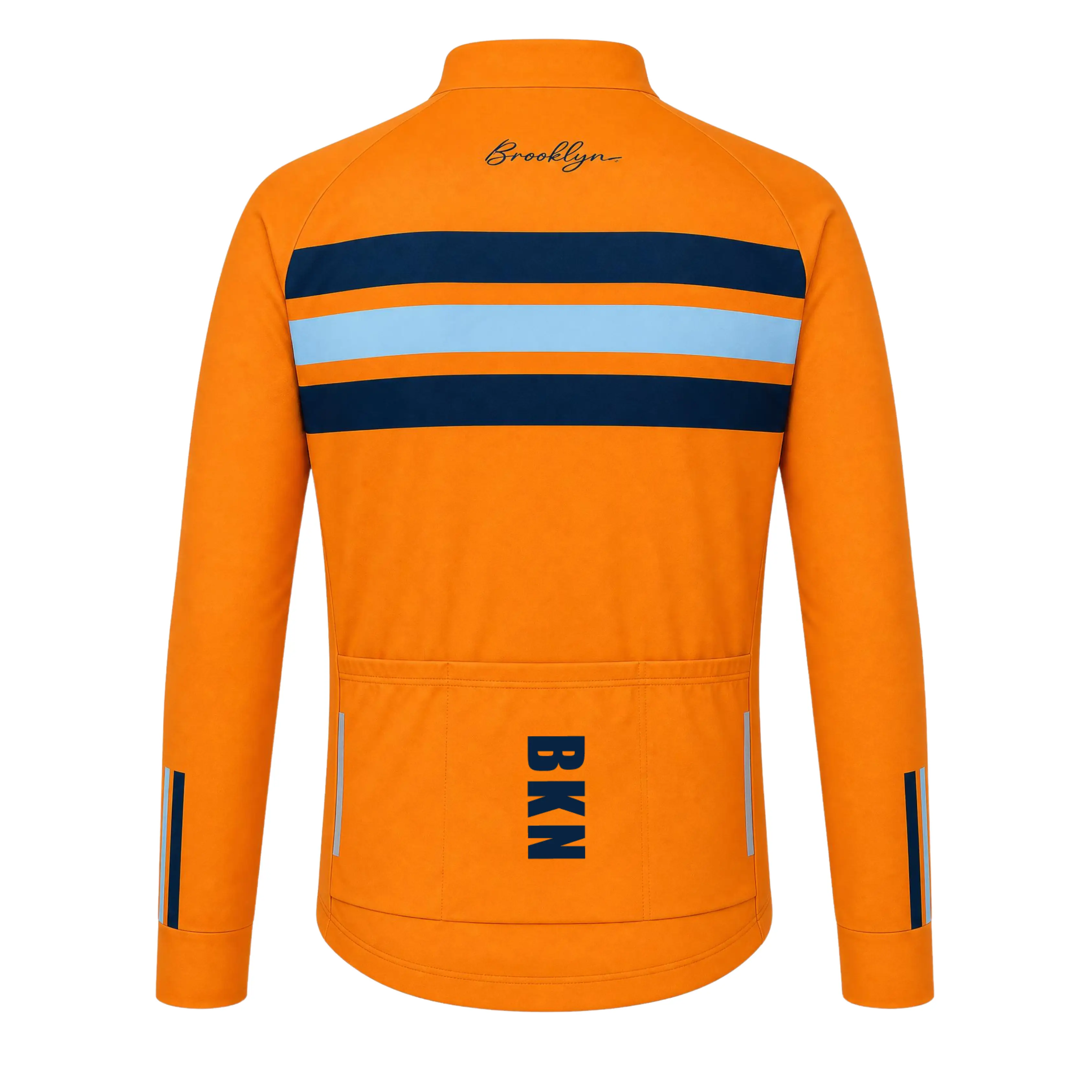 Men's Pro Thermal Cycling Jacket - Orange, Windproof
