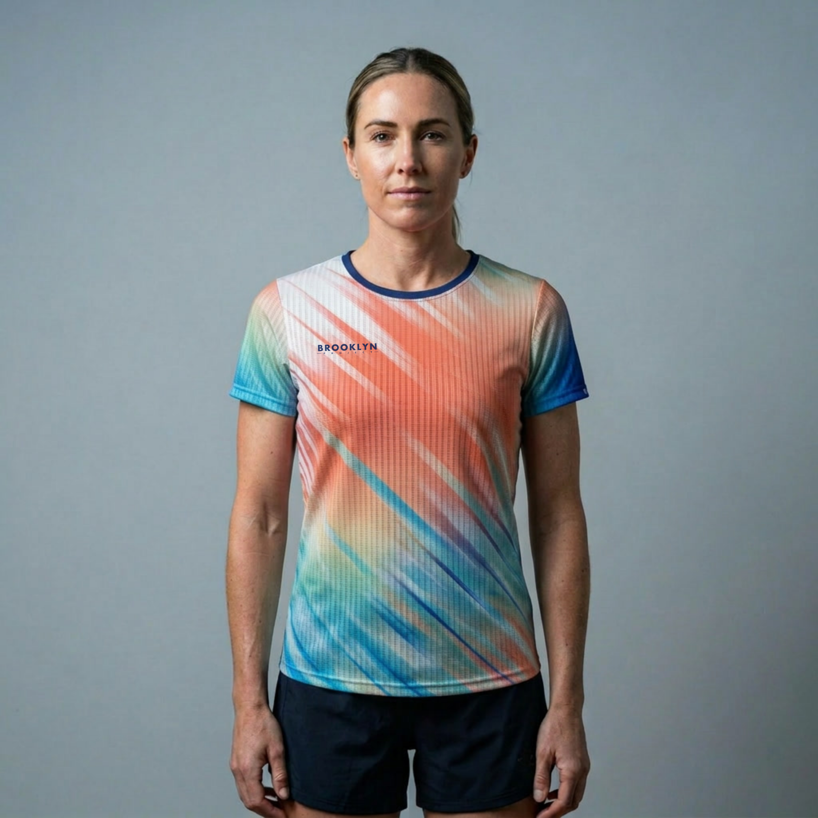 Women's Elite Lightweight Run T-Shirt - Breathable Technical Tee, Multi-Colour