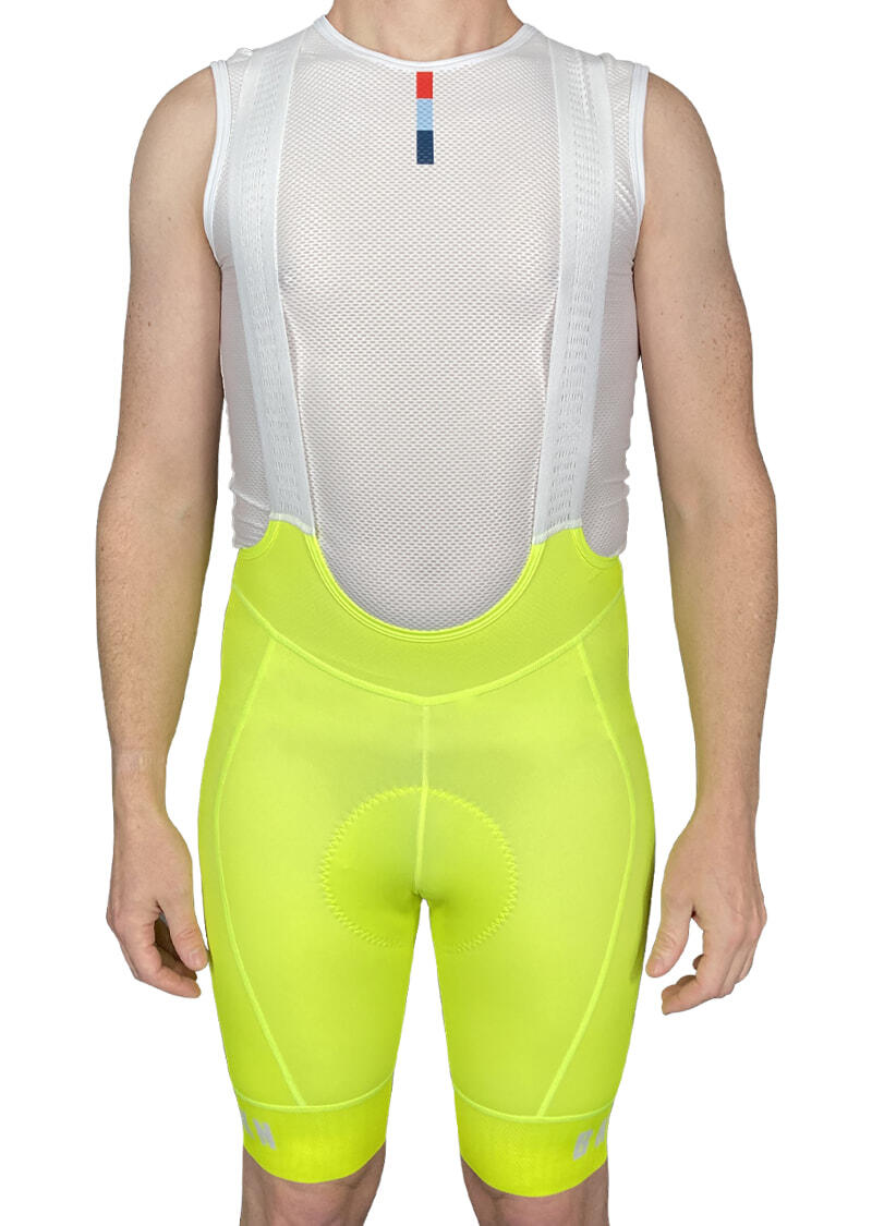 Pro Men's Cycling Bibs – Fluro Long Distance Bib Shorts