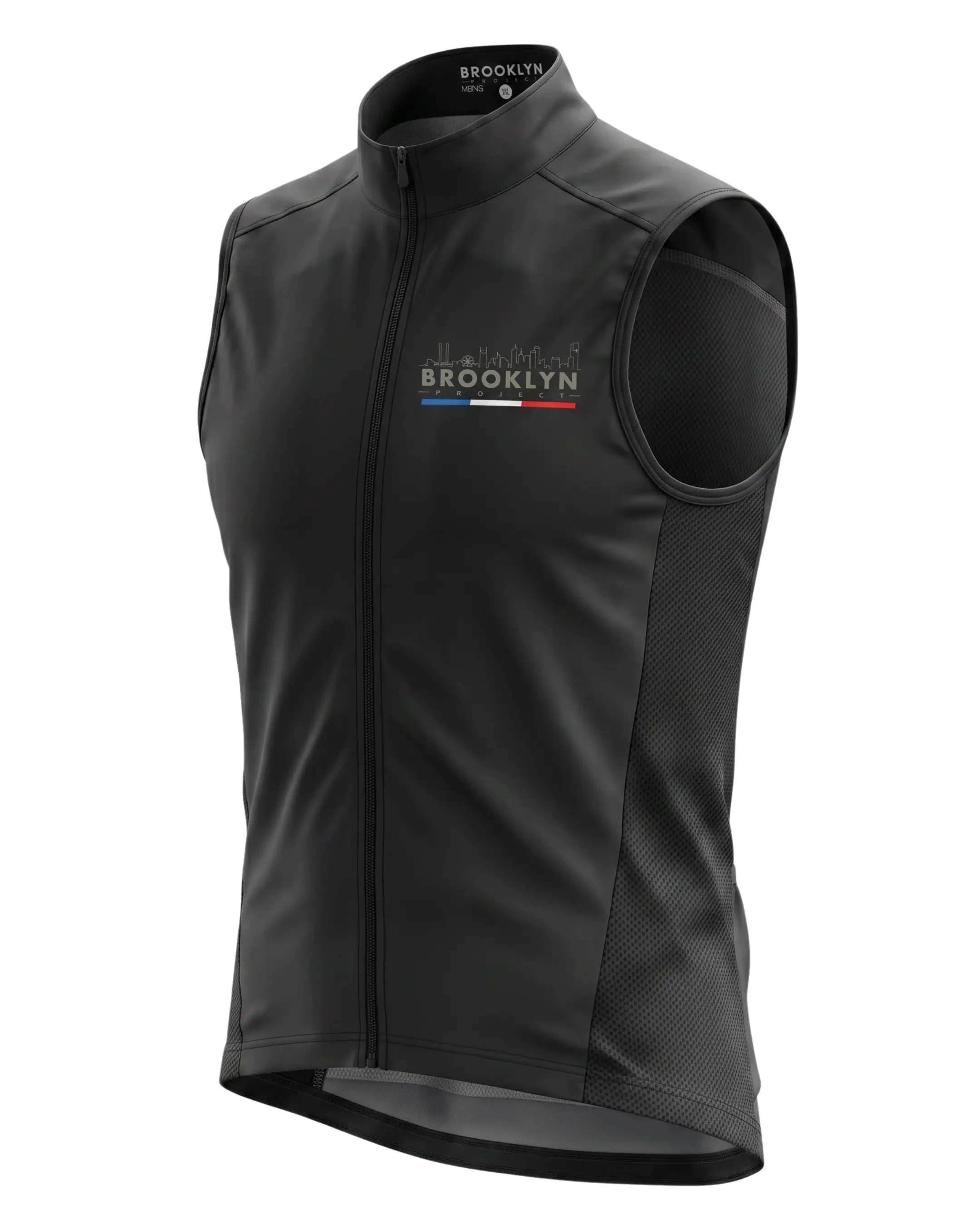 Men's Pro Water-Resistant Cycling Vest Gilet - Black, Windproof