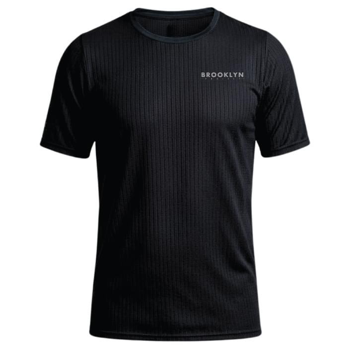 Men's Elite Lightweight Running T-Shirt - Breathable Technical Tee, Black