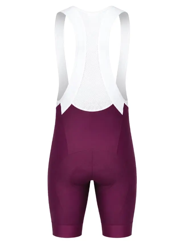 Pro Maximus Men's Cycling Bibs – Burgundy Long Distance Bib Shorts