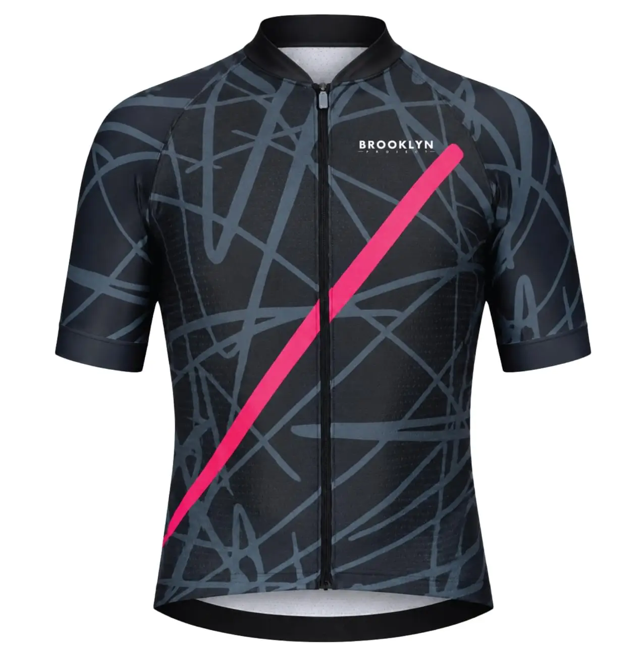 Mens-Pro-Cycling-Jersey---Black-Graffiti-Lightweight-Performance