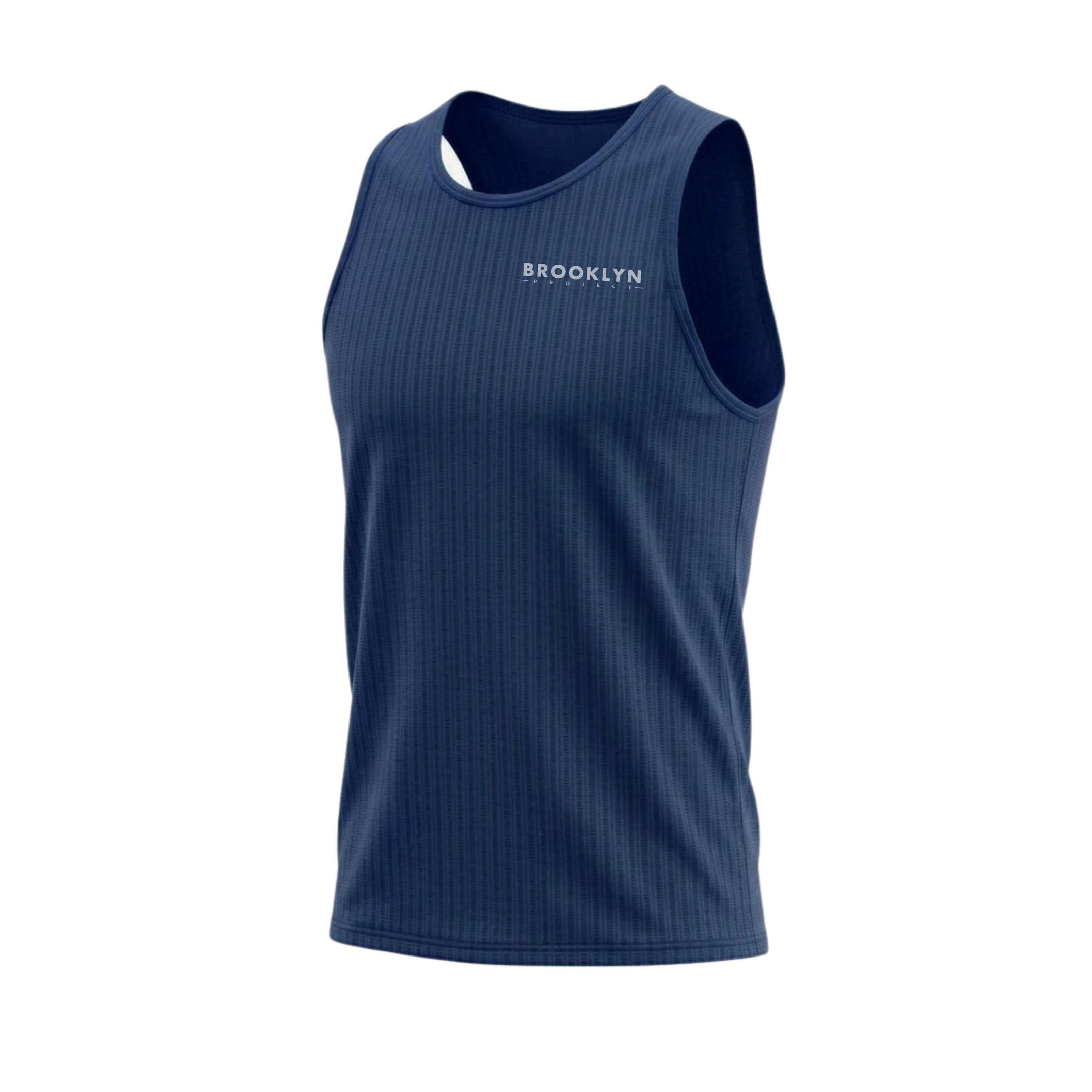 Men's Elite Lightweight Run Singlet - Breathable Technical Singlet, Petrol Blue