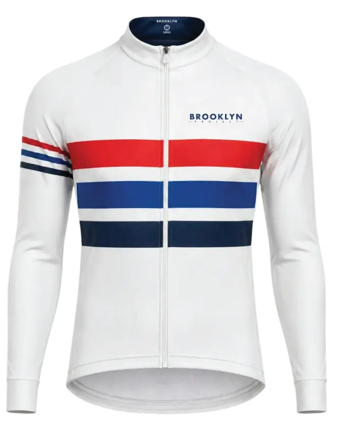 Men's Pro Thermal Cycling Jacket - White, Windproof