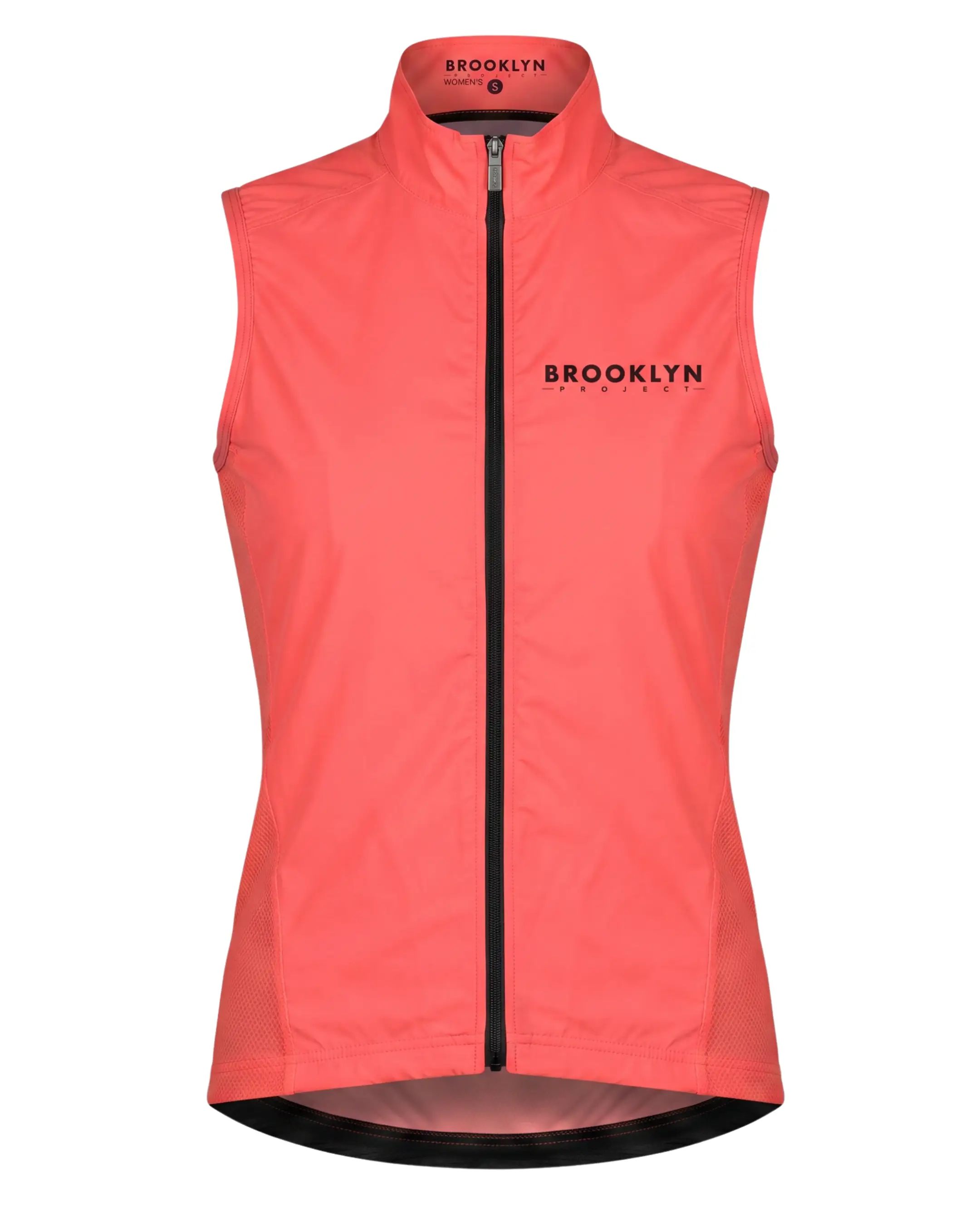 Women's Pro Water-Resistant Cycling Vest Gilet - Orange, Windproof