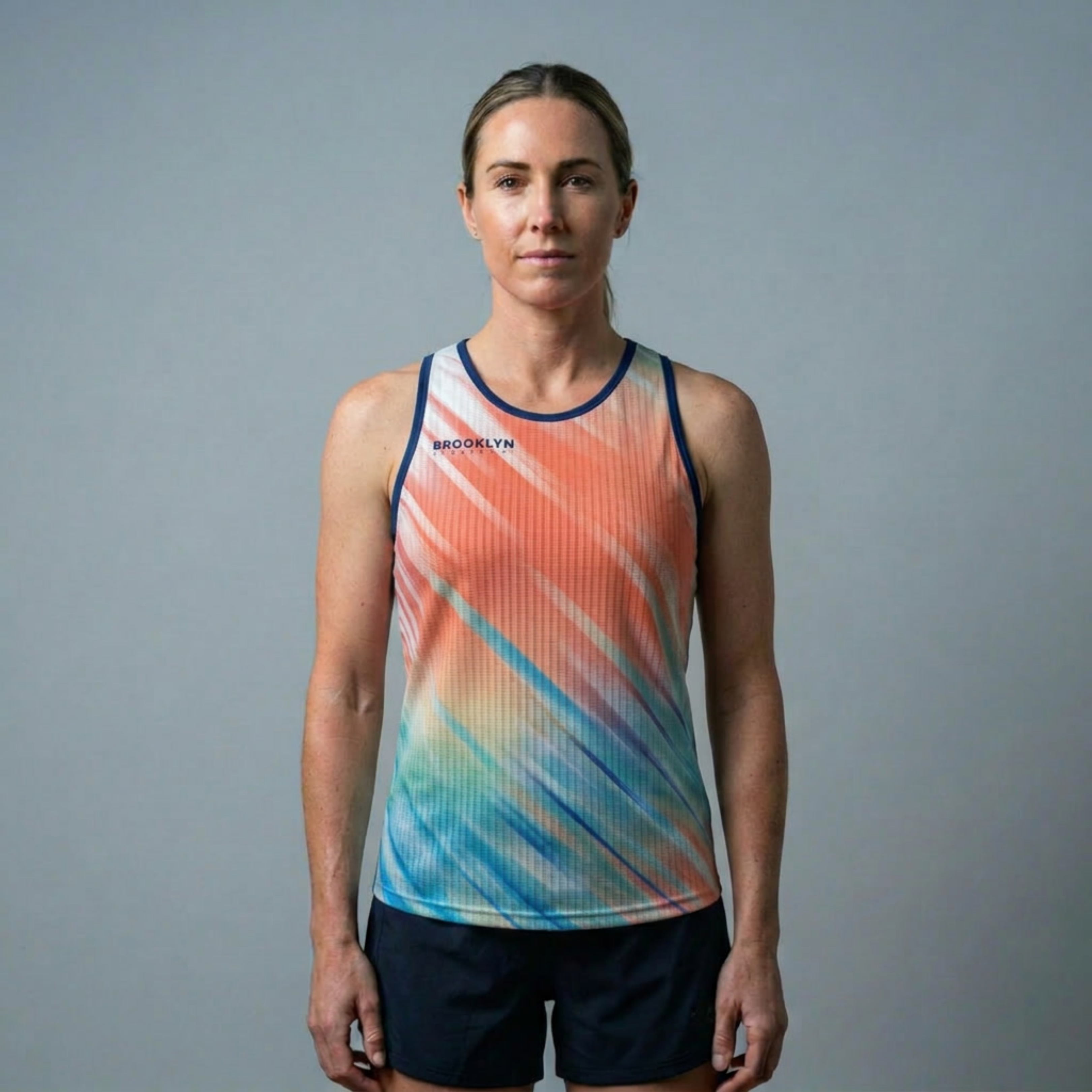 Women's Elite Lightweight Run Singlet - Breathable Technical Singlet, Multi-Colour