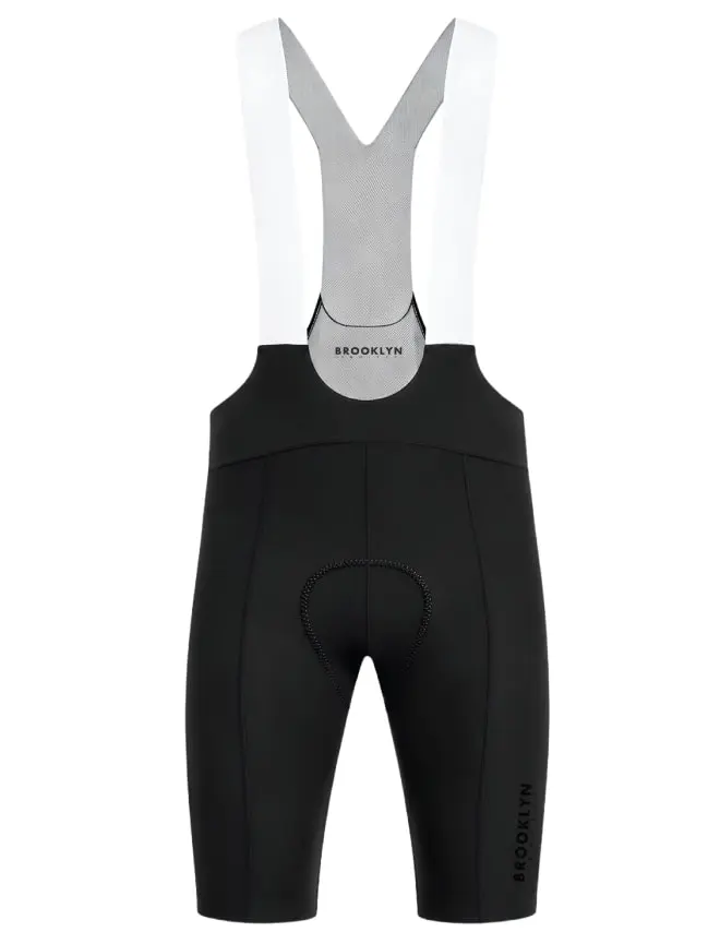 Men's Elite Performance Cycling Bibs - Premium Italian Fabric Black