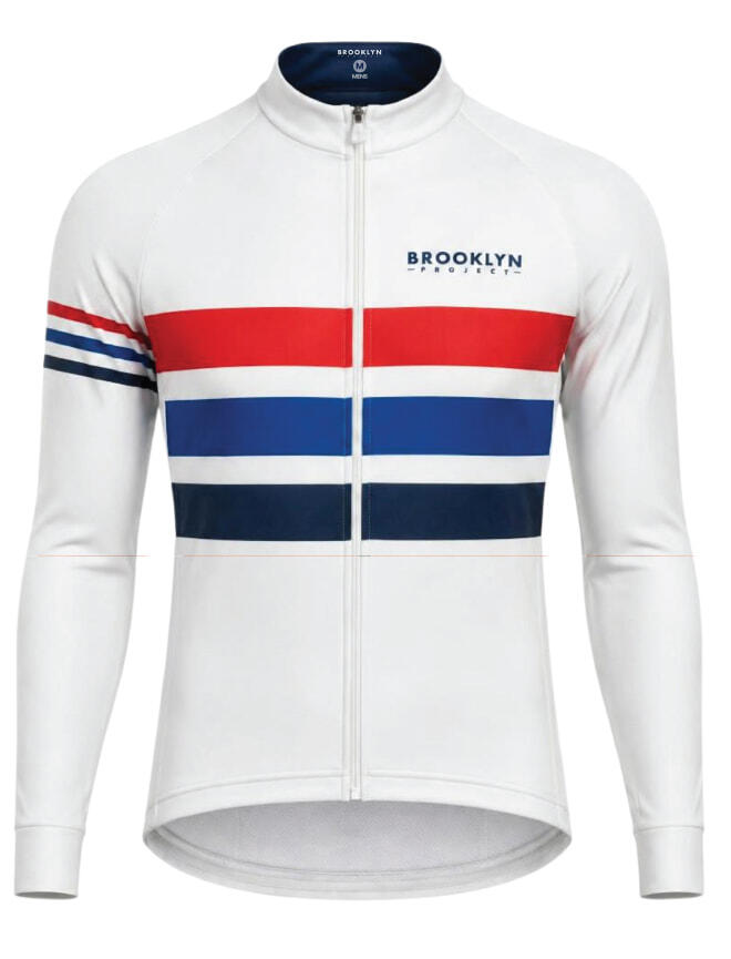 Men's Pro Thermal Cycling Jacket - White, Windproof