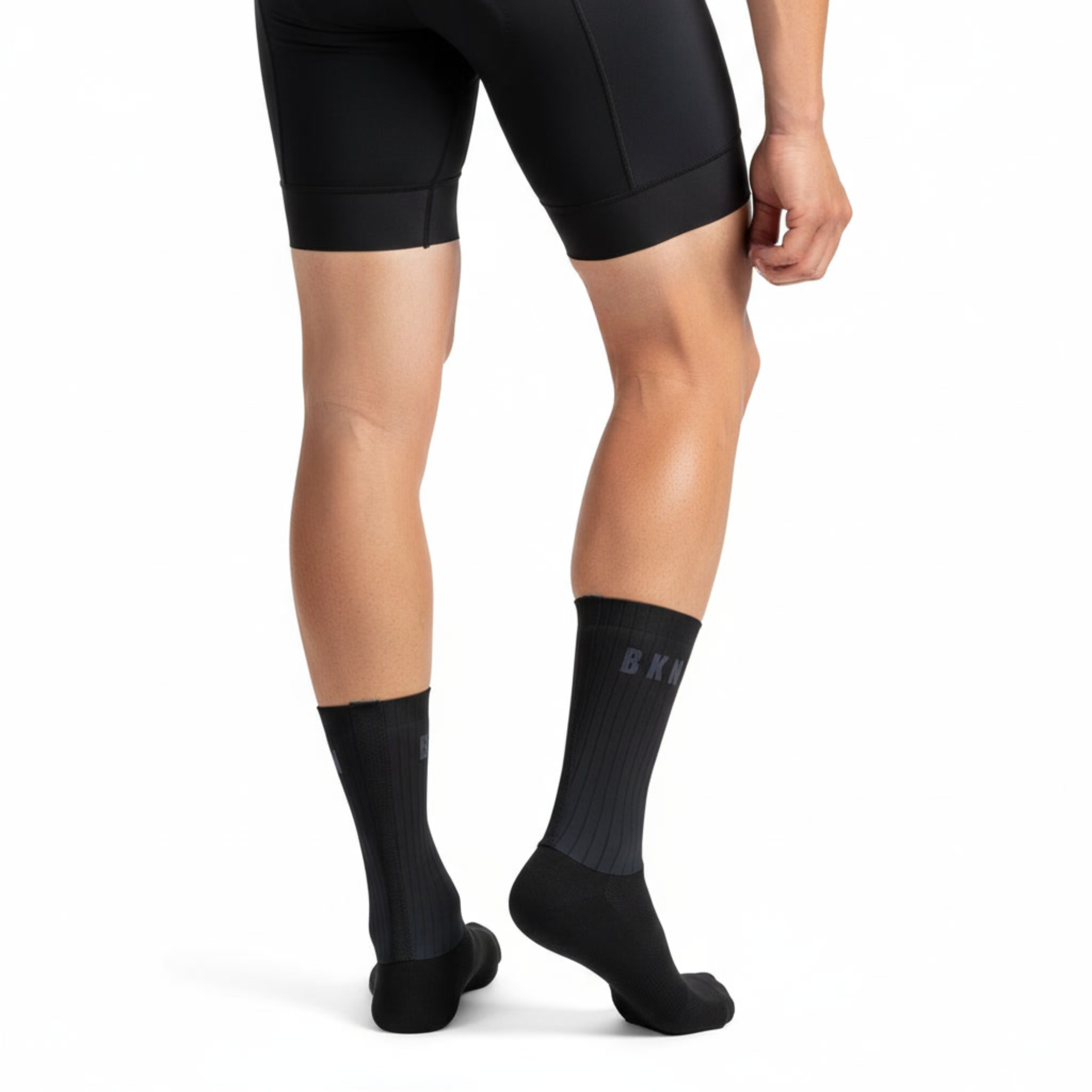 Pro Aero Cycling Socks - Black, High Cuff 16cm
