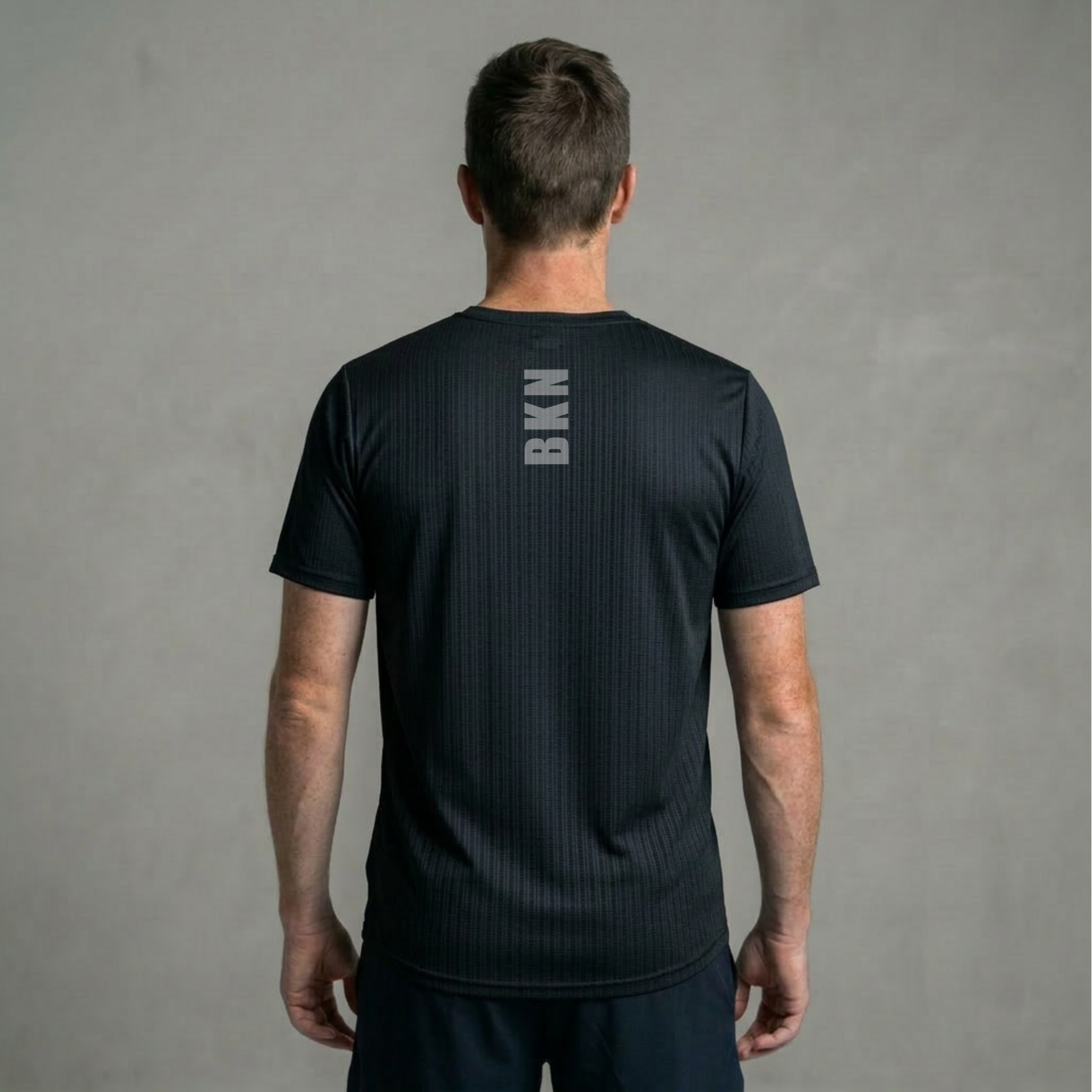 Men's Elite Lightweight Running T-Shirt - Breathable Technical Tee, Black