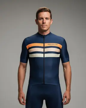 Men's Pro Cycling Jersey - Maximus Navy | Lightweight Performance