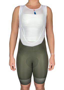 Pro Maximus Women's Cycling Bibs – Olive Long Distance Bib Shorts