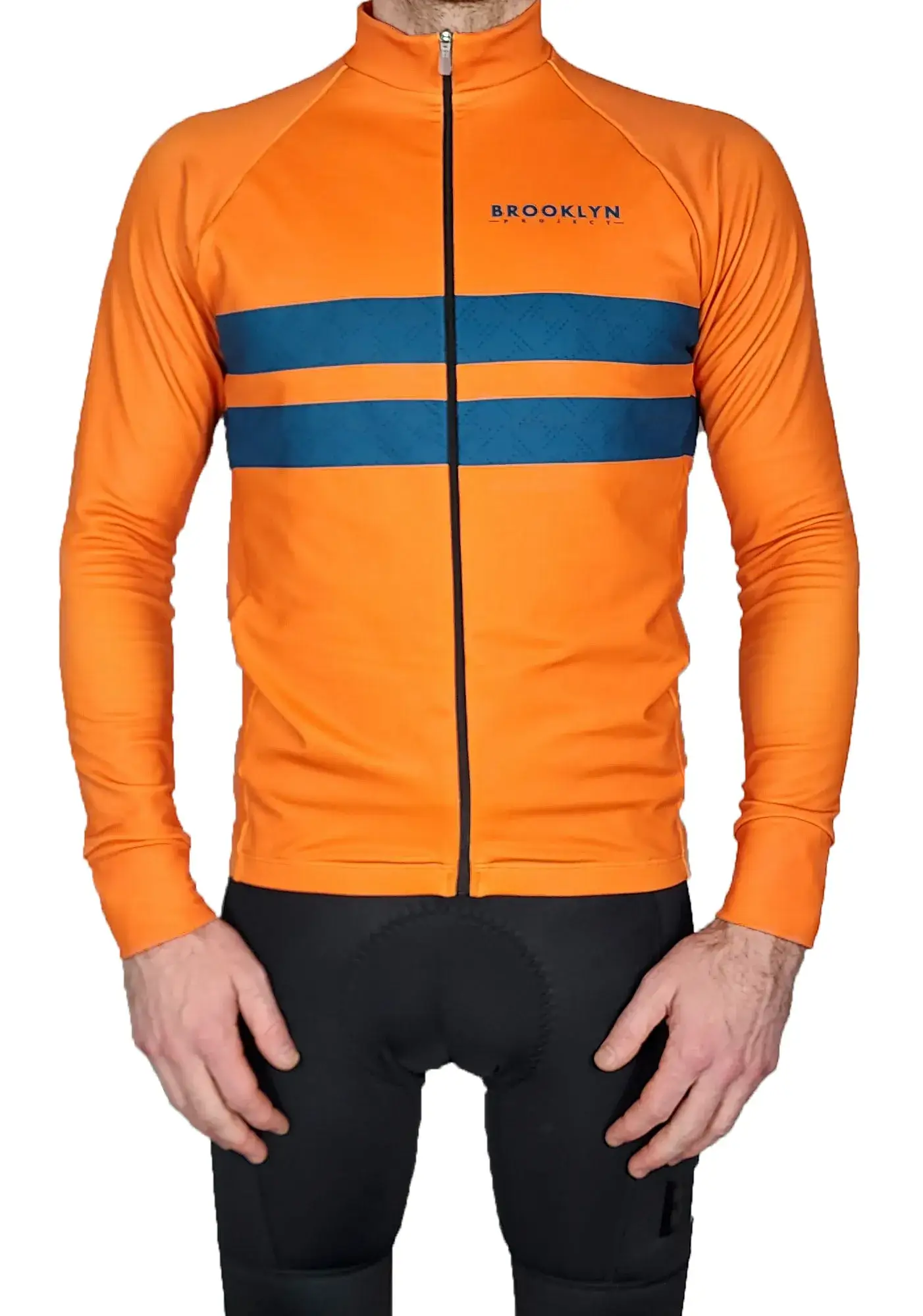 Men's Pro Thermal Cycling Jacket - Orange, Windproof