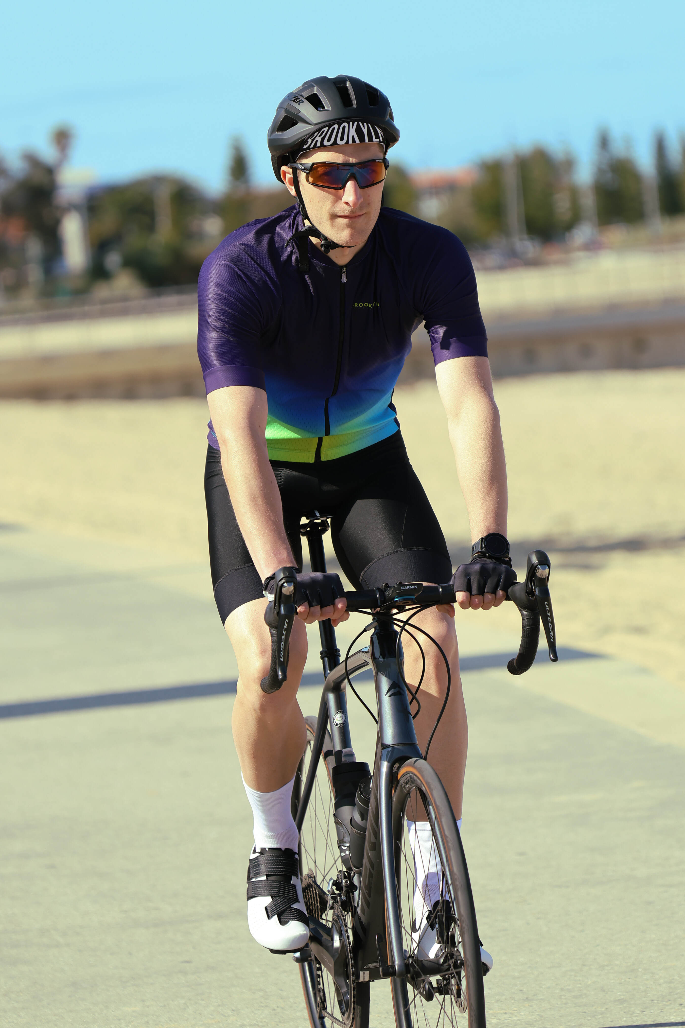 Men's Pro Cycling Jersey - Aurora Blue | Lightweight Performance